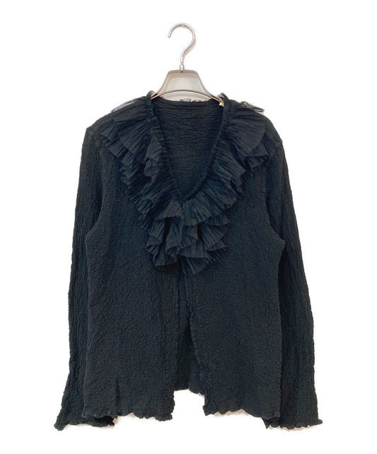 [Pre-owned] me ISSEY MIYAKE Random-Pleated Frilled Bolero M164FO217