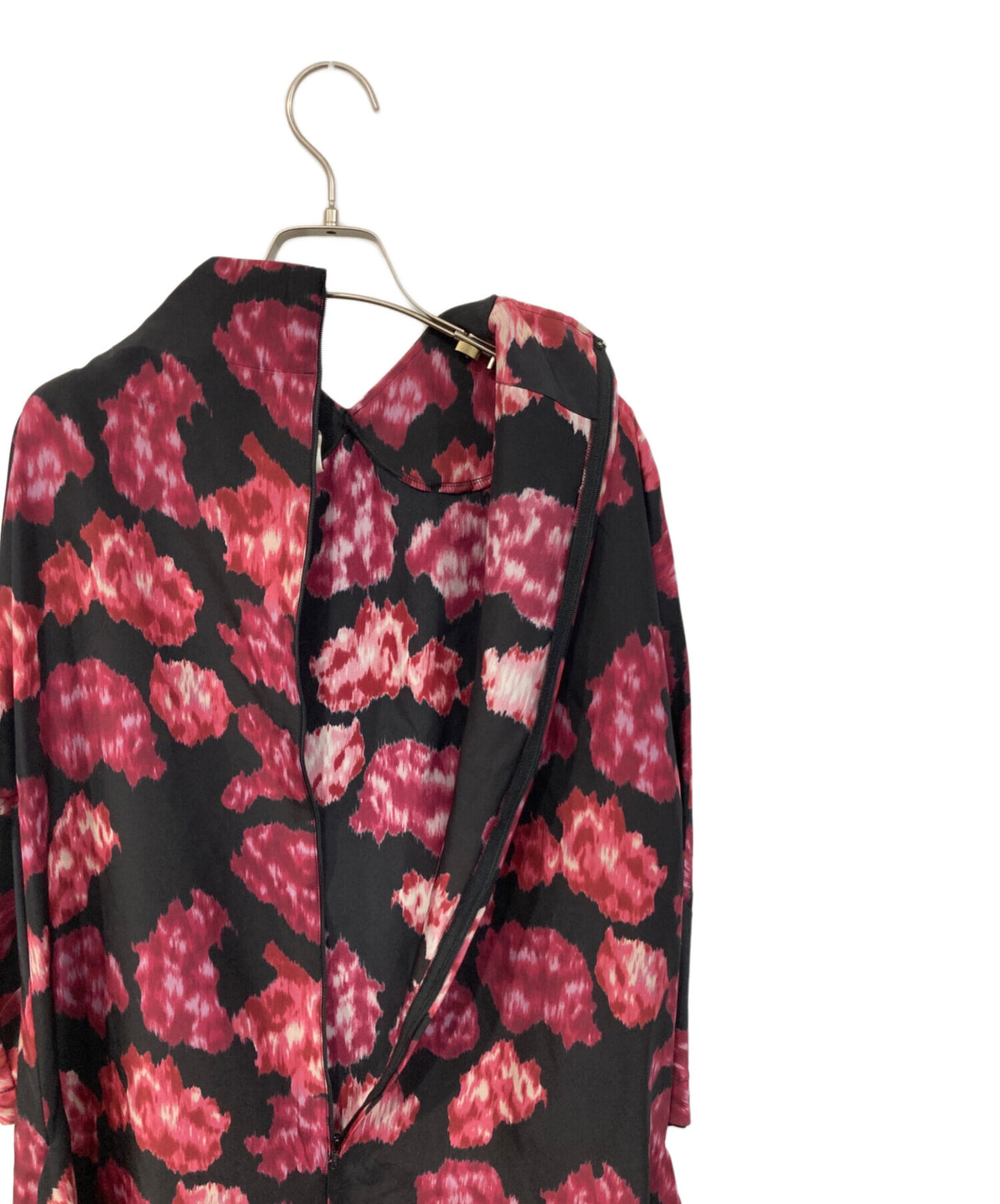 [Pre-owned] COMME des GARCONS All-Over Floral Print Silk Dress GR-O011