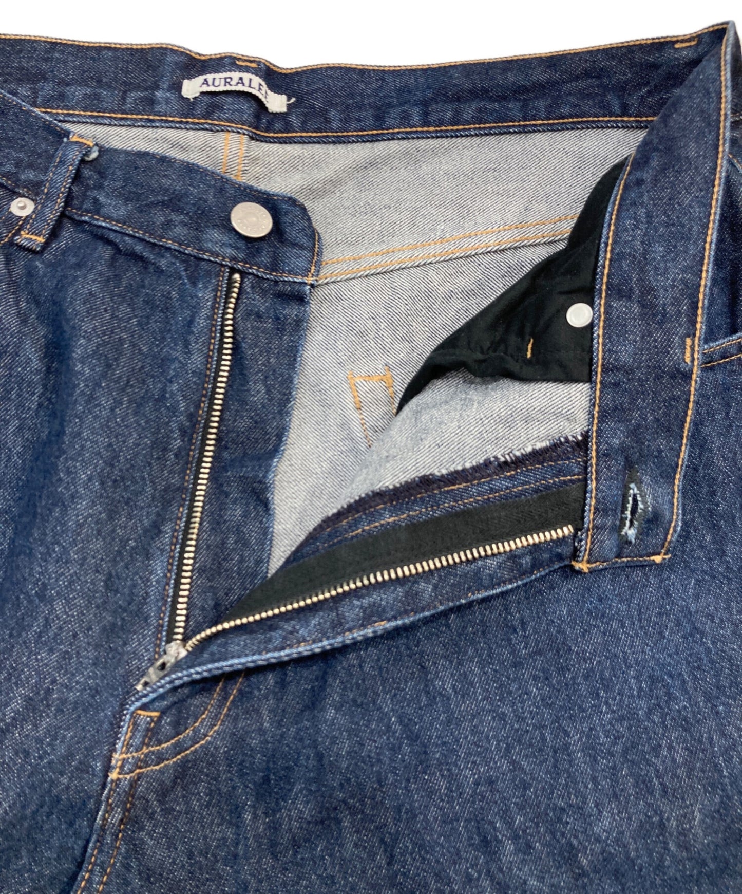 [Pre-owned] AURALEE HARD TWIST DENIM WIDE PANTS A00P03DM