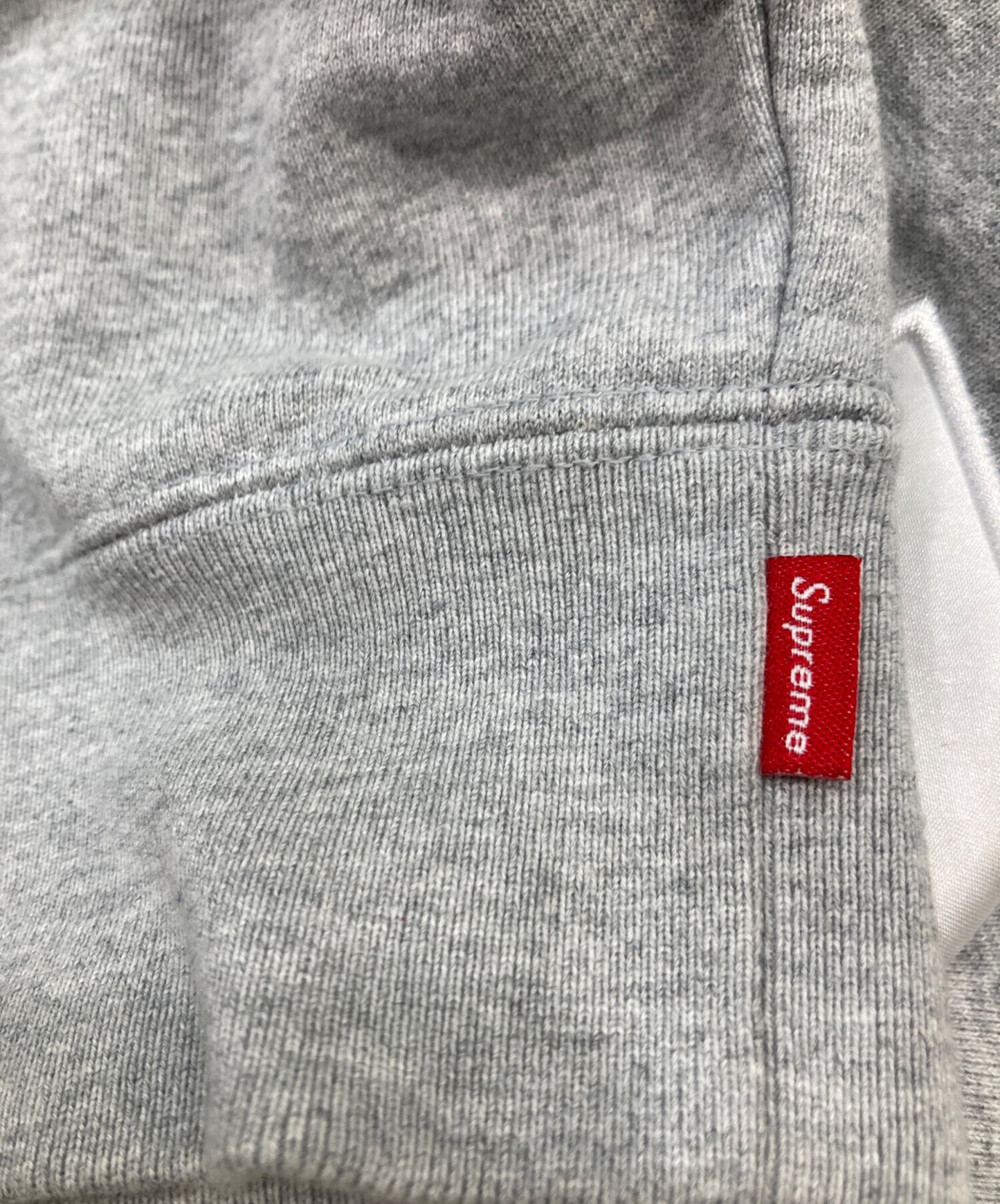 [Pre-owned] SUPREME Satin Appliqué Hooded Sweatshirt