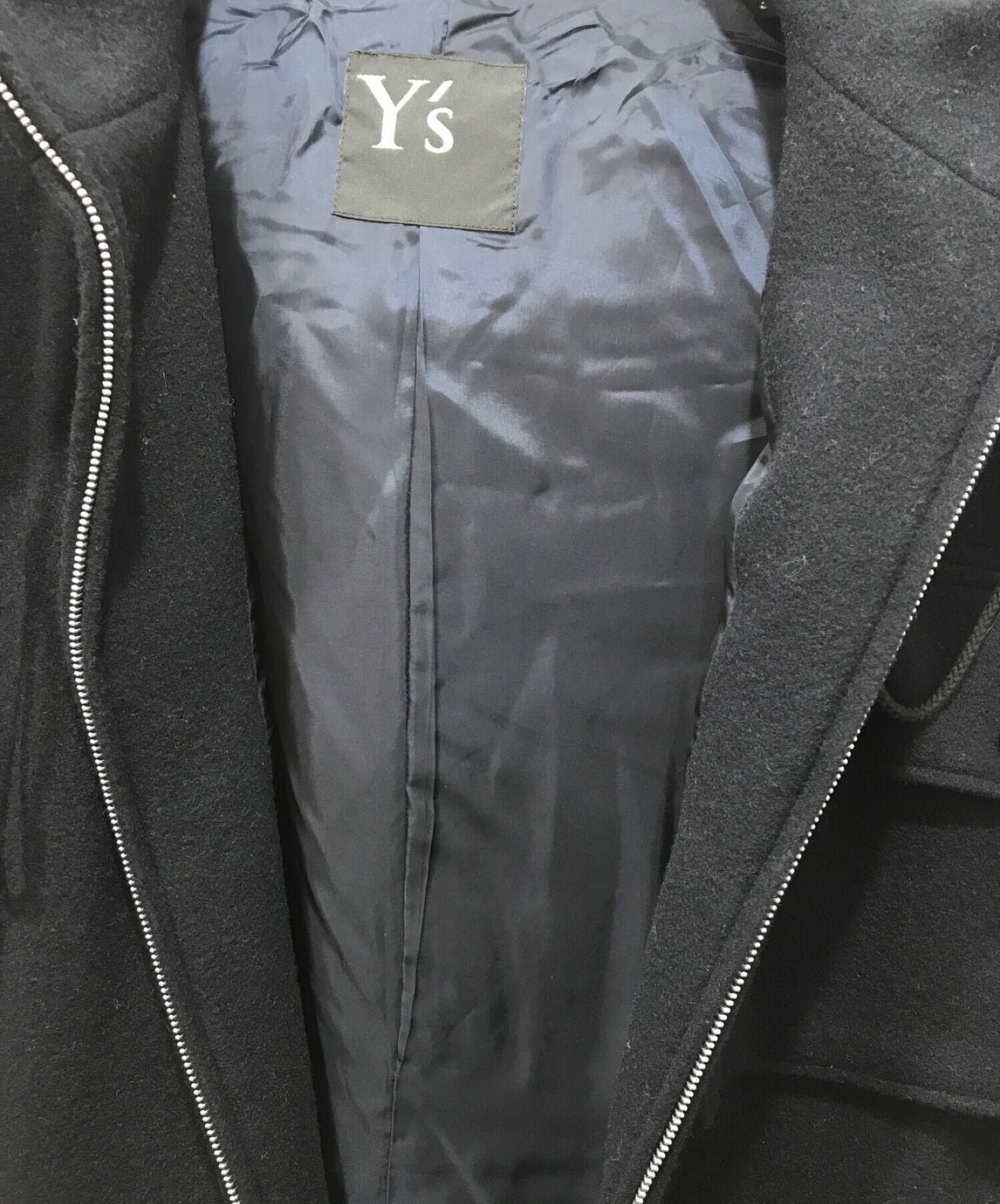 [Pre-owned] Y's WOOL MOSSER HOODED COAT DRESS YX-D03-106