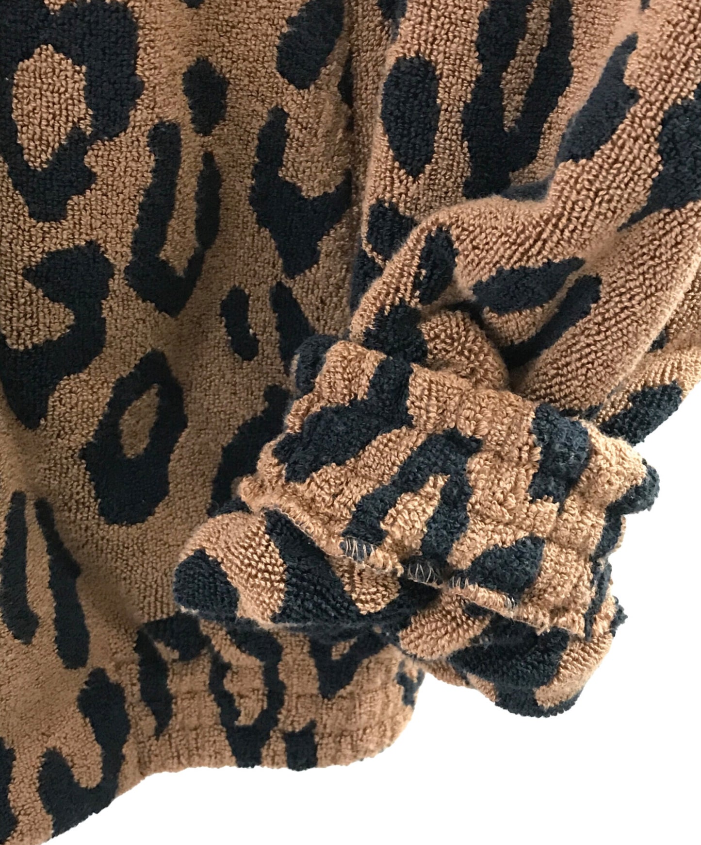 [Pre-owned] WACKO MARIA LEOPARD ZIP HOODED JACKET