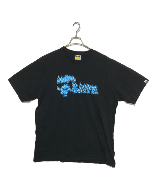 [Pre-owned] A BATHING APE Flame Ape Face Tee 001TEK201034M