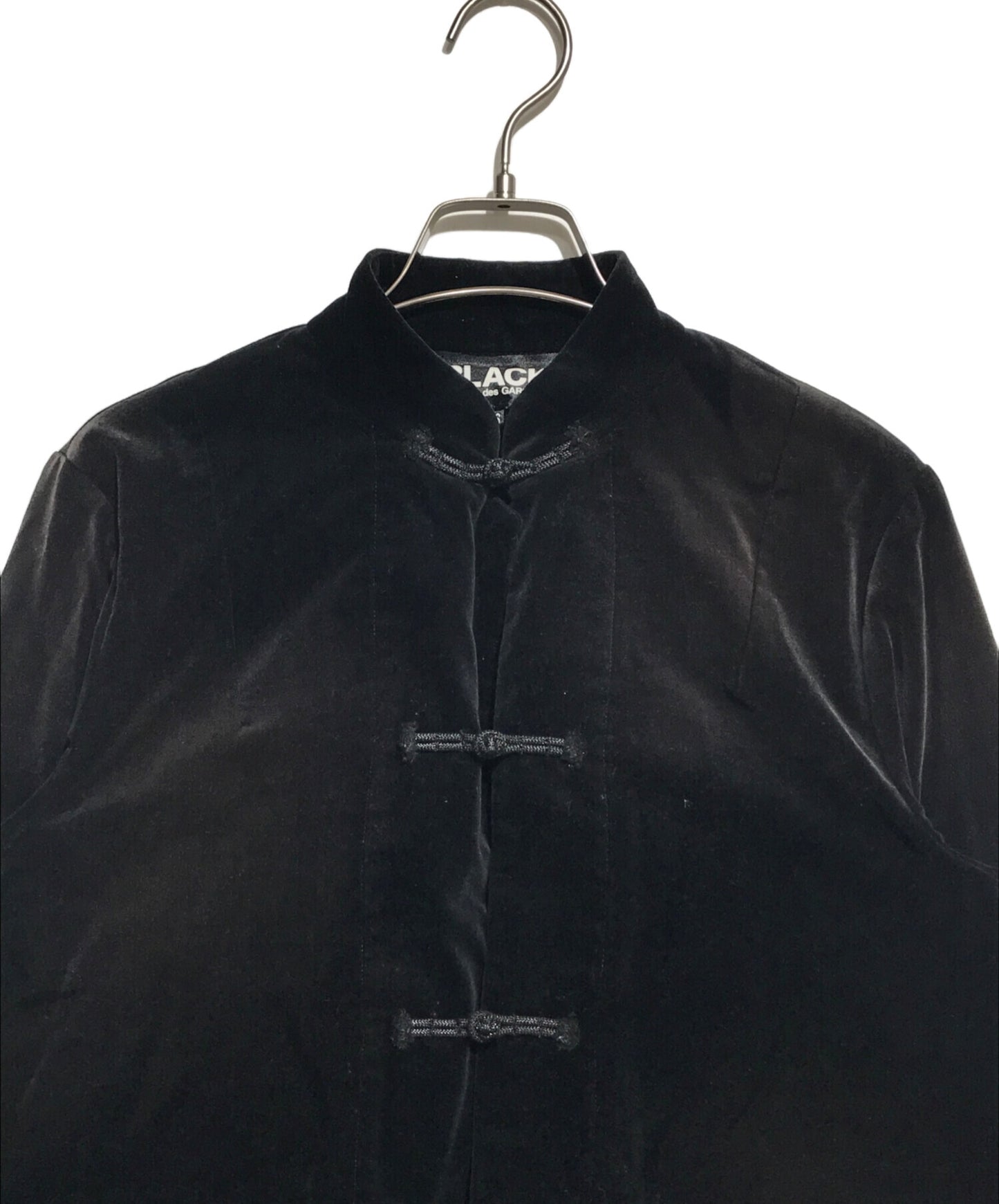 [Pre-owned] BLACK COMME des GARCONS Bleached velour kung fu jacket 1P-J028