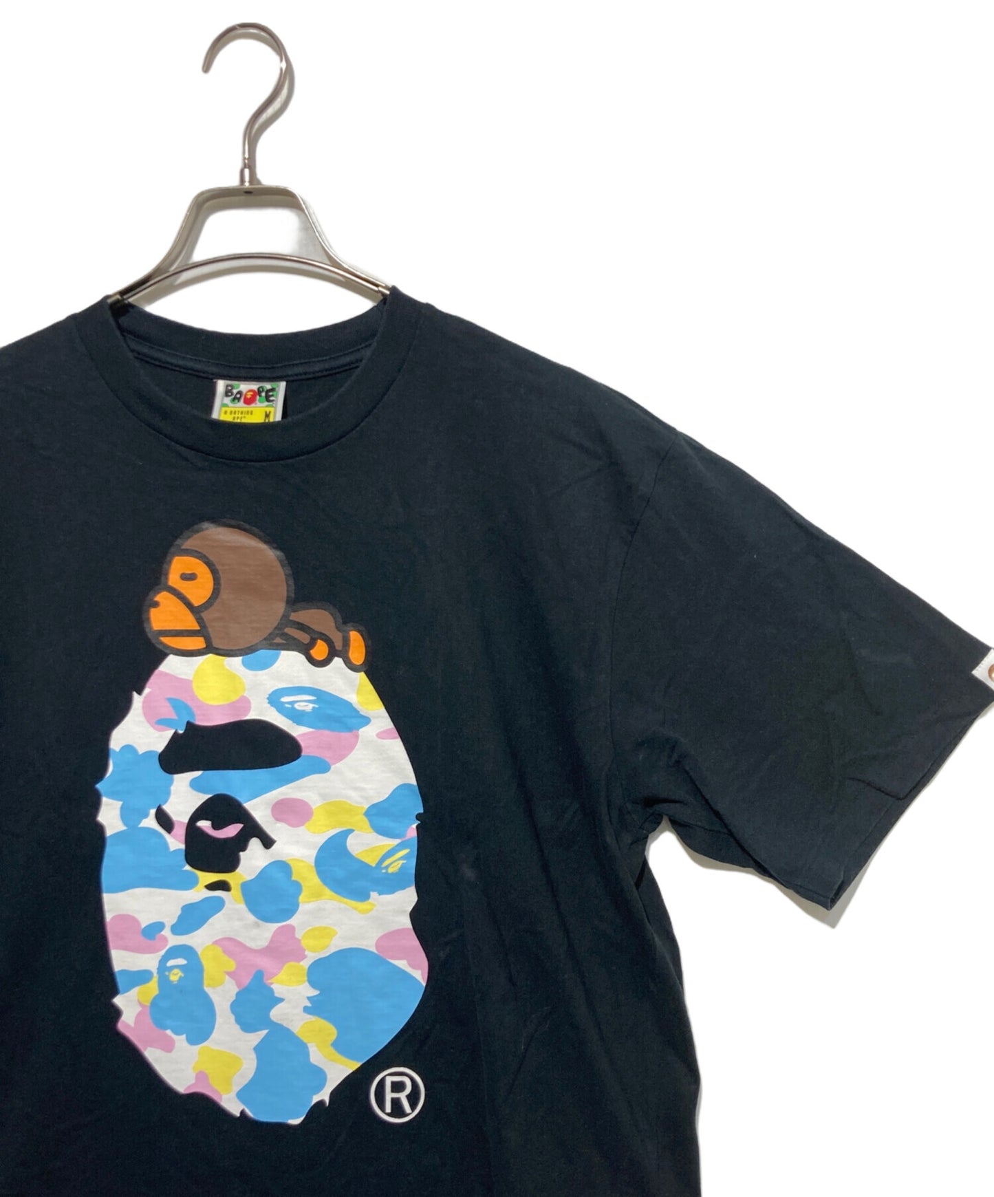 [Pre-owned] A BATHING APE EW MULTI CAMO MILO ON APE RLX TEE 002TEH301008X