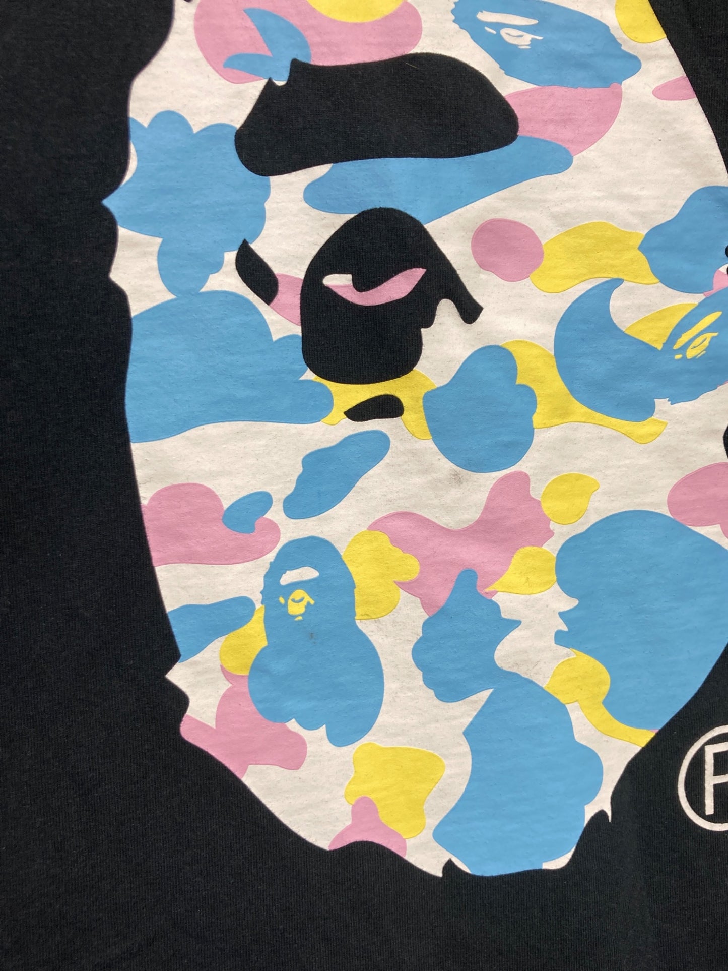 [Pre-owned] A BATHING APE EW MULTI CAMO MILO ON APE RLX TEE 002TEH301008X