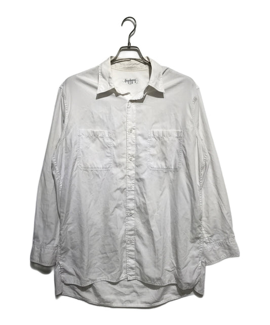 [Pre-owned] Yohji Yamamoto pour homme Ring-stitched broadcloth stand collar shirt HH-B02-001