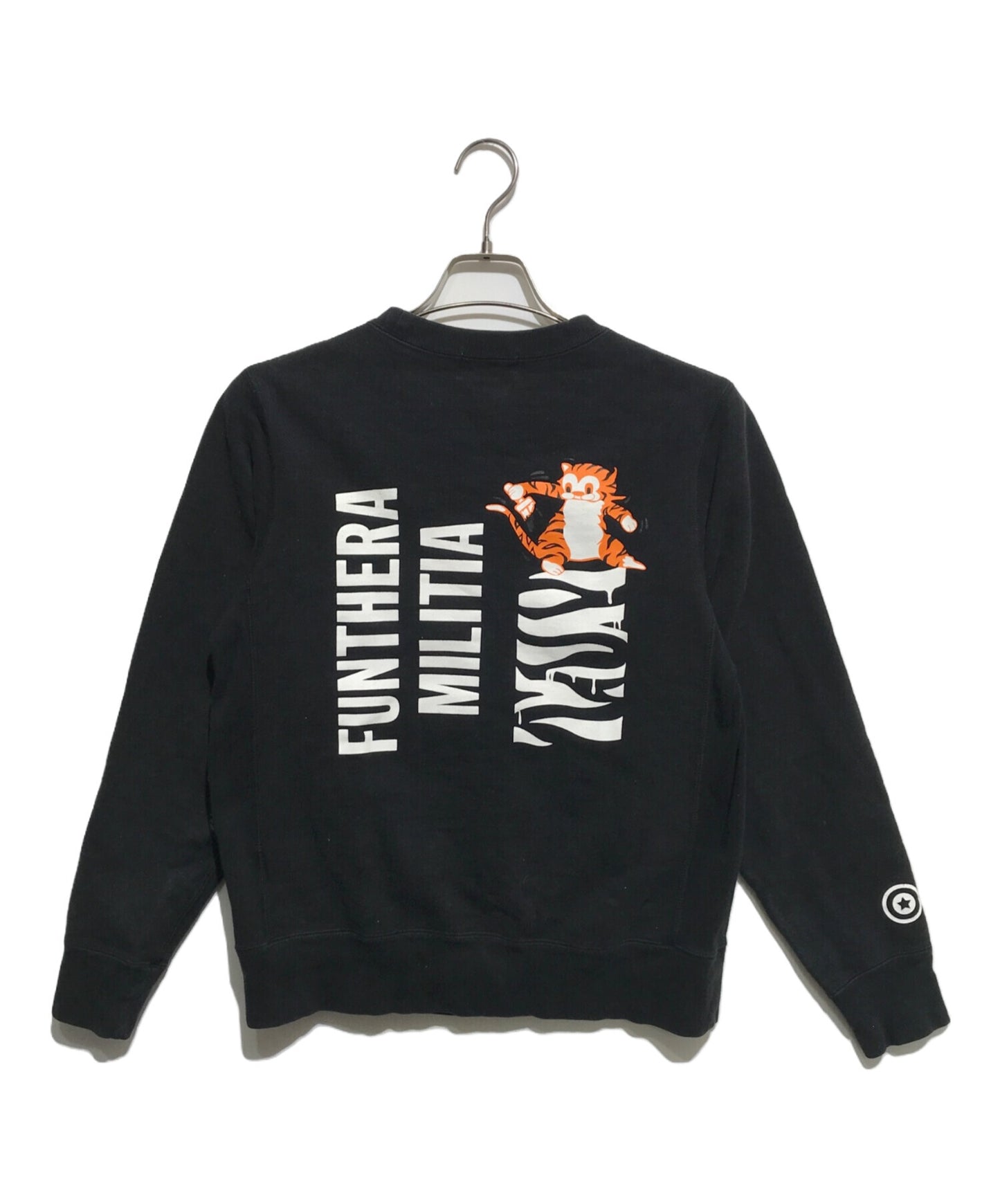 [Pre-owned] A BATHING APE Tiger Print Crewneck Sweatshirt 001SWK301006M