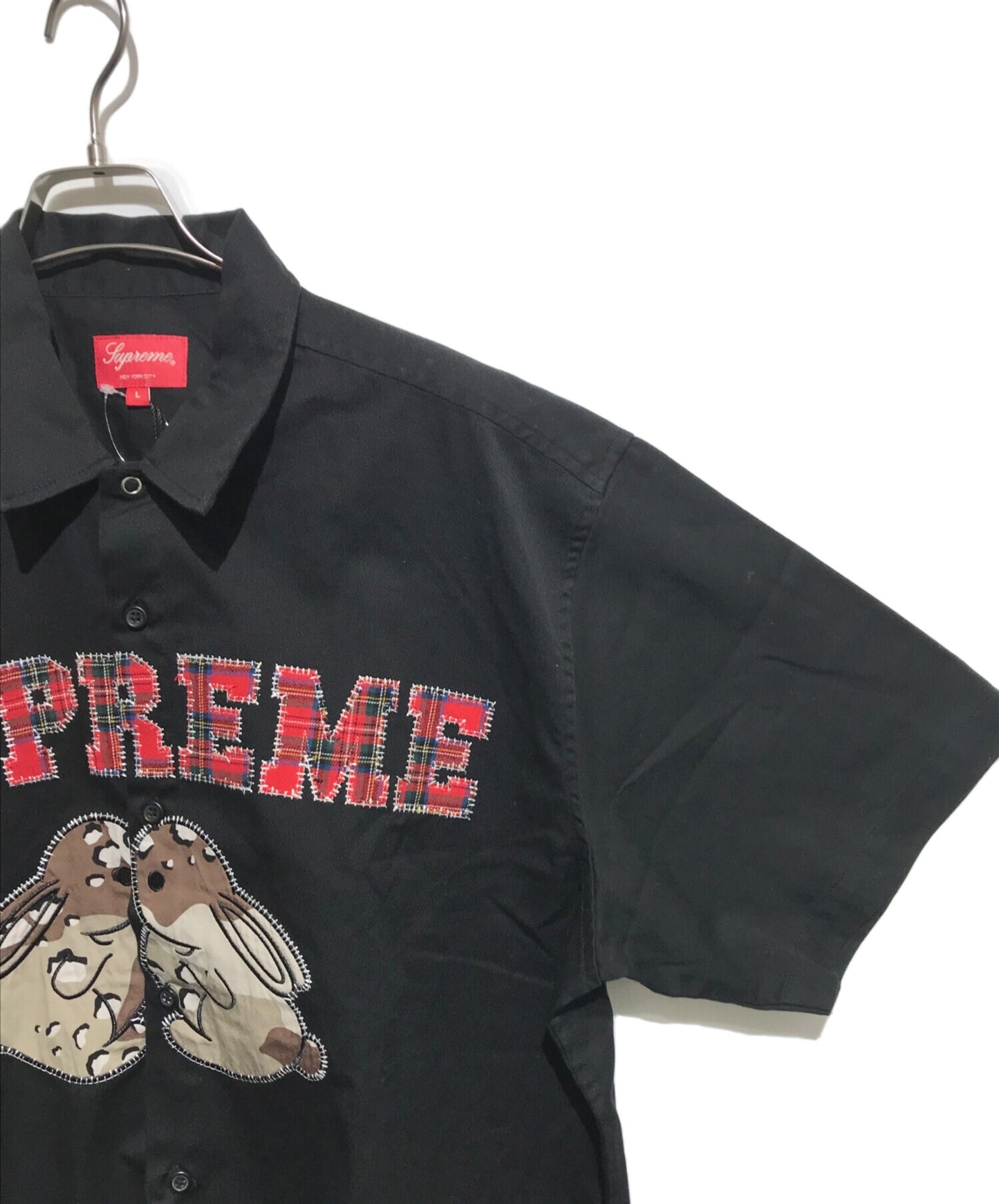[Pre-owned] SUPREME Bunnies S/S Work Shirt