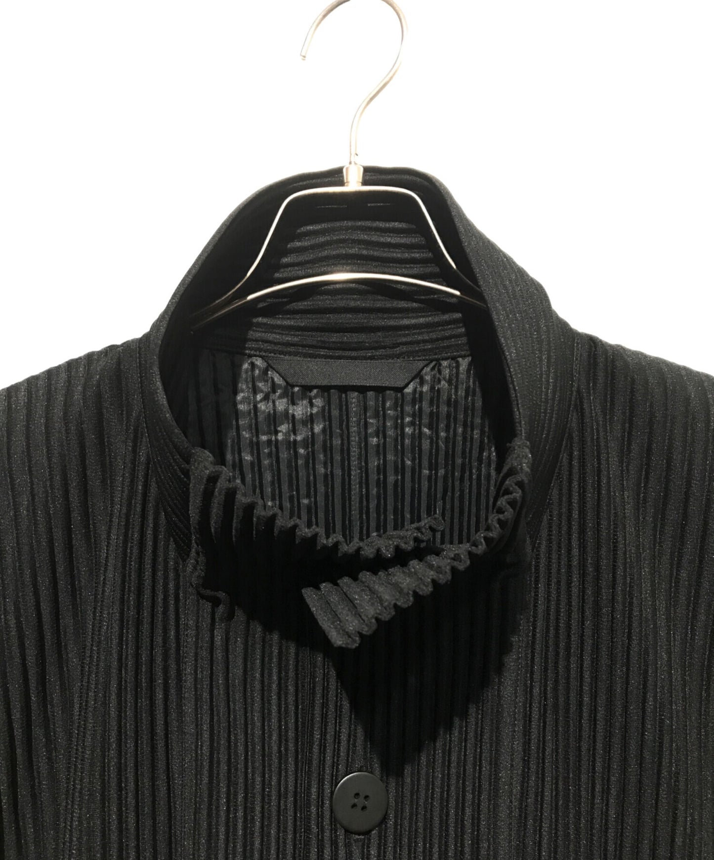 [Pre-owned] HOMME PLISSE ISSEY MIYAKE Pleated Stand Collar Coat HP43JA121