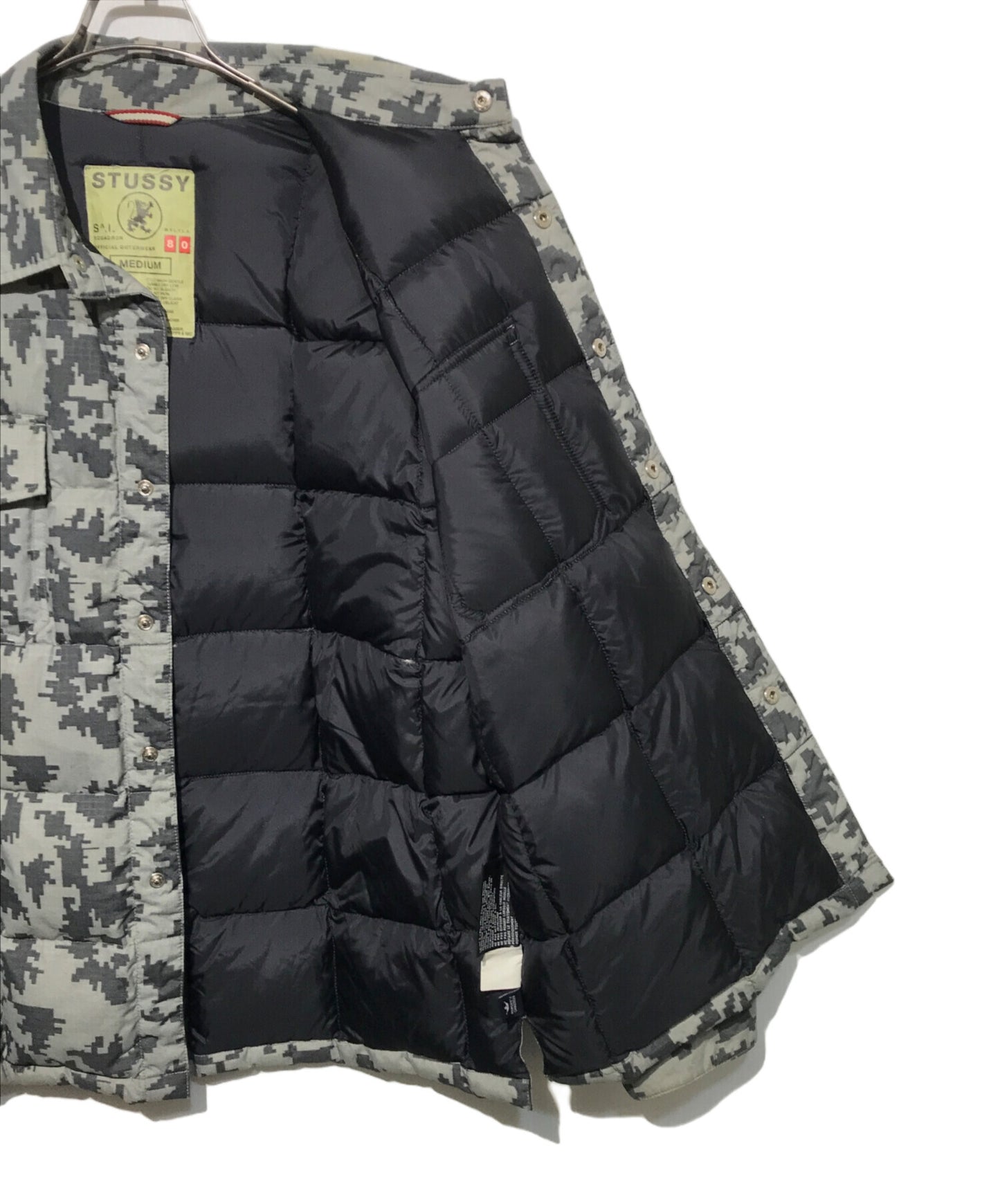 [Pre-owned] stussy Digicamo Down Shirt Jacket