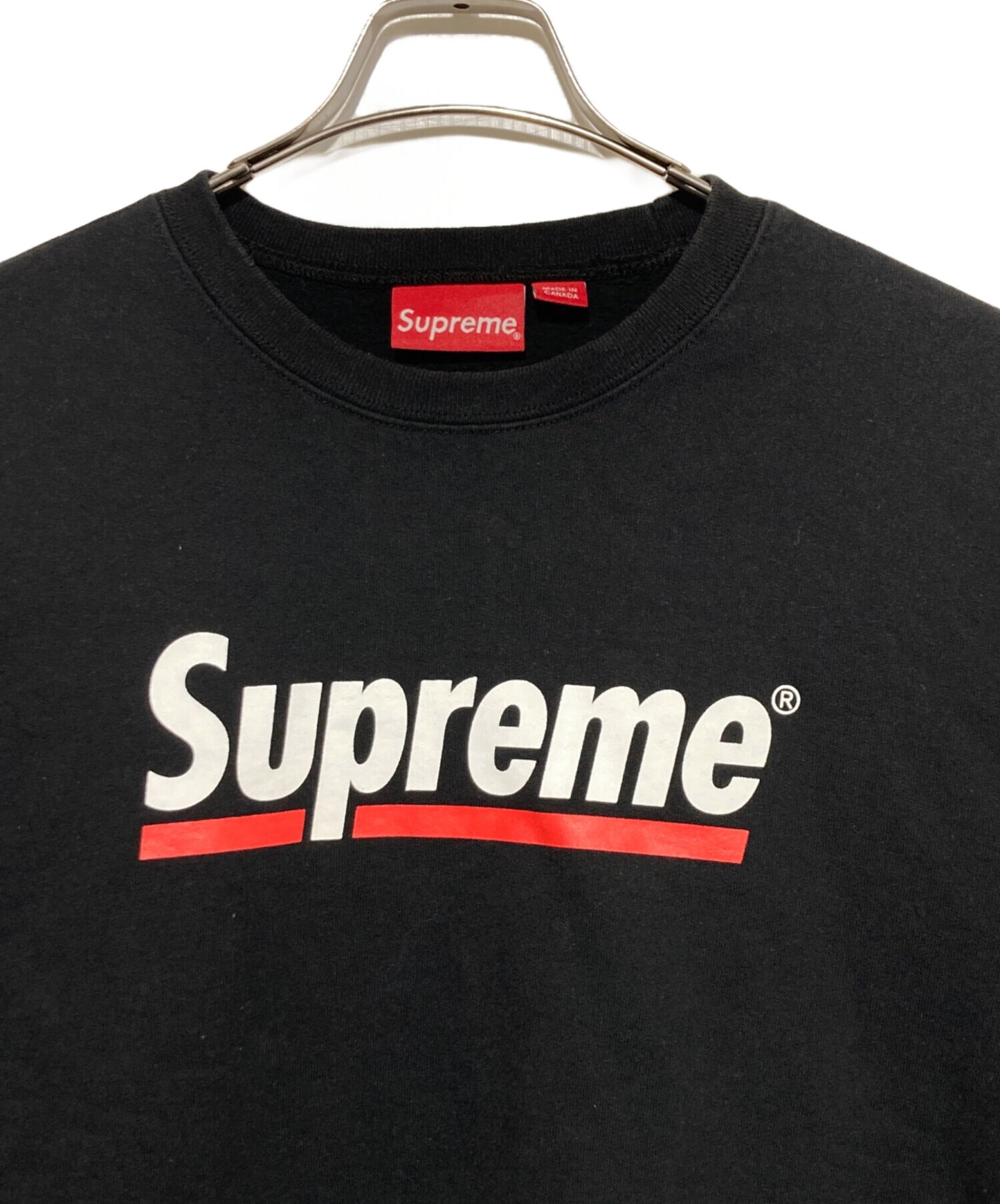 [Pre-owned] SUPREME 20SS Underline Crewneck