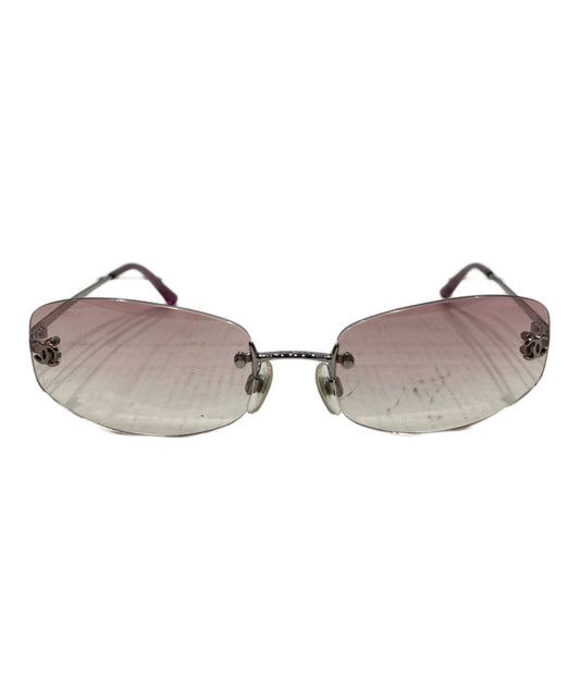 [Pre-owned] CHANEL Gradient rimless sunglasses 4002