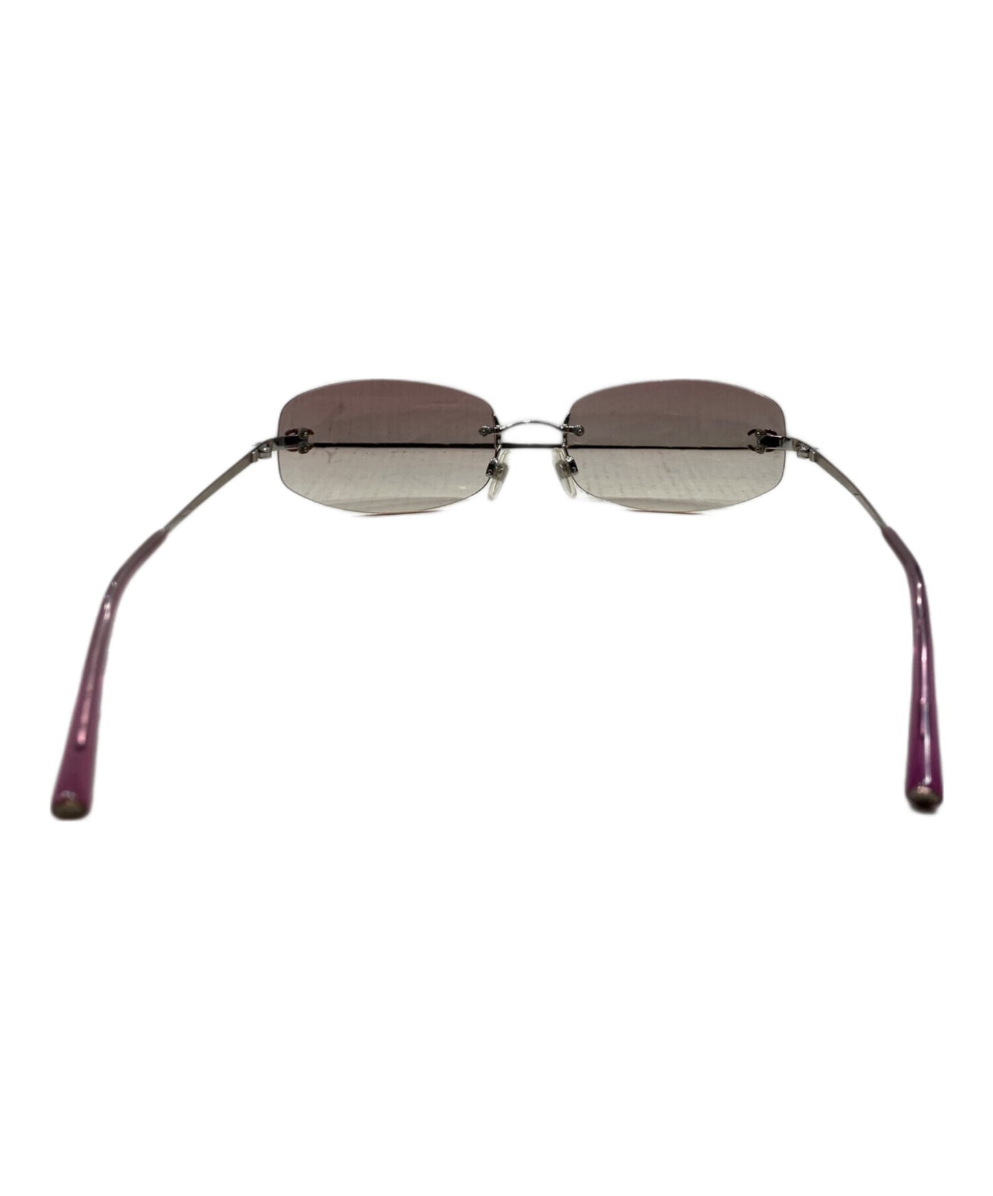 [Pre-owned] CHANEL Gradient rimless sunglasses 4002