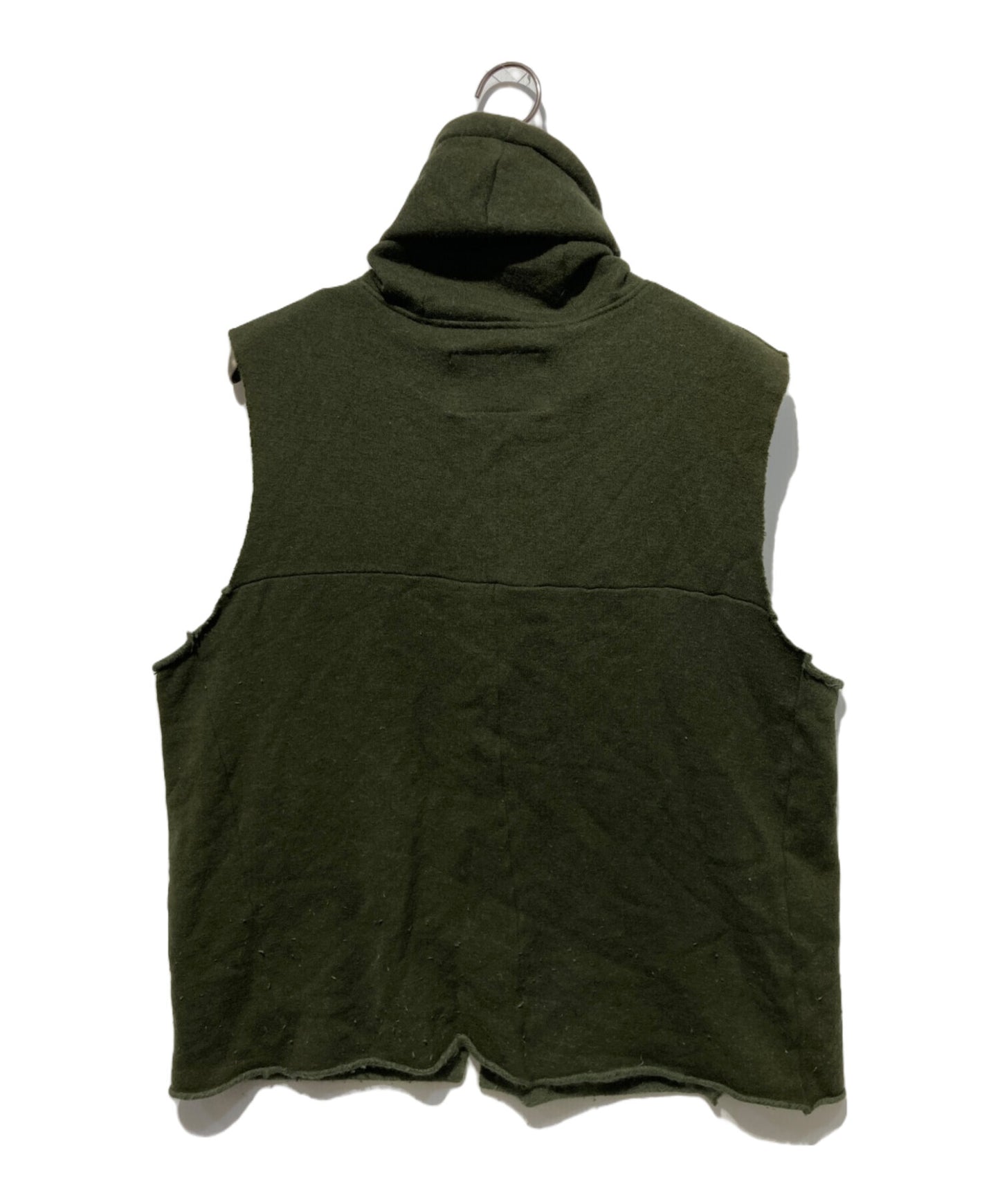 [Pre-owned] UNDERCOVER hooded zip vest 7A236-V4