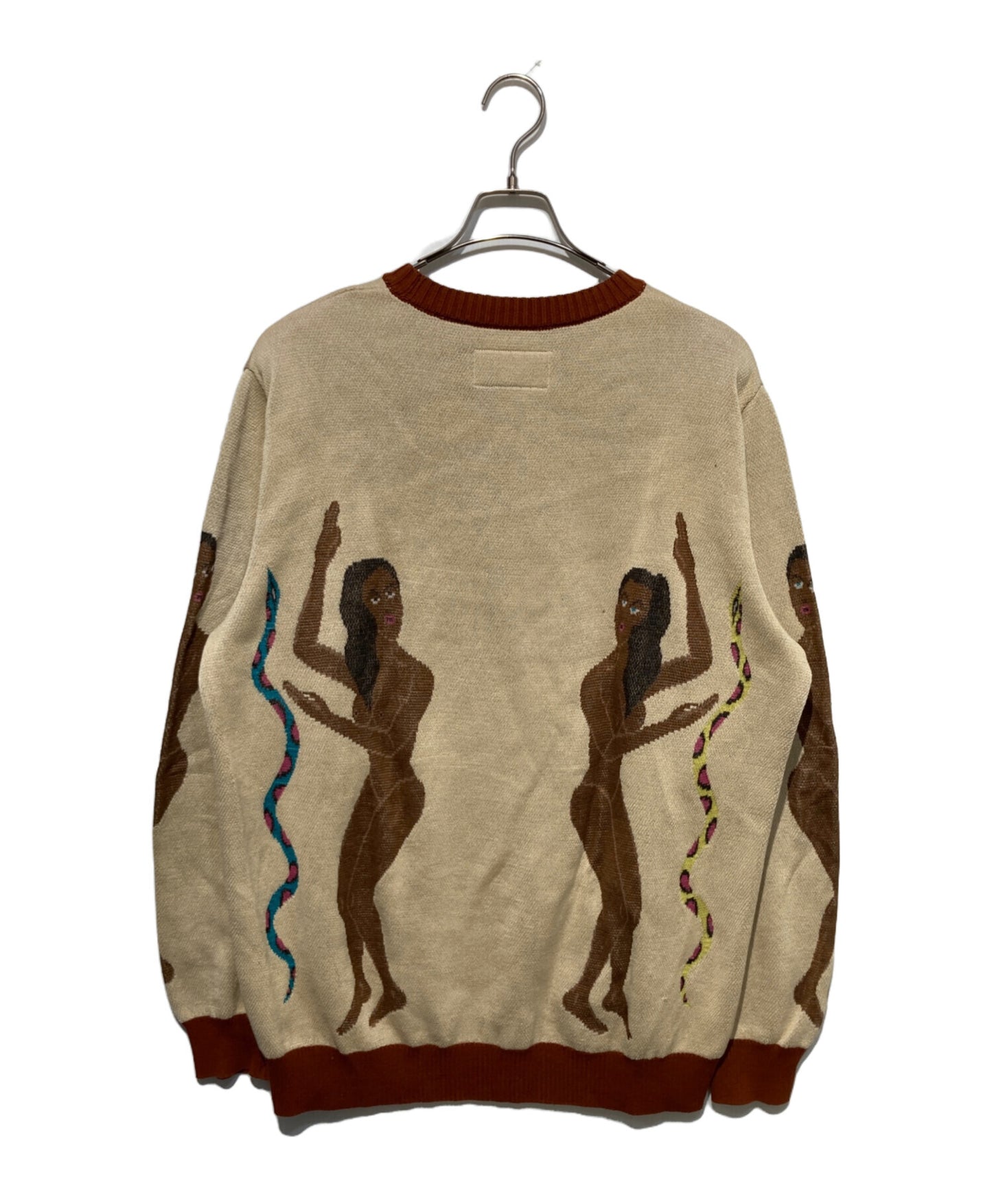 [Pre-owned] WACKO MARIA JACQUARD CREW NECK SWEATHER