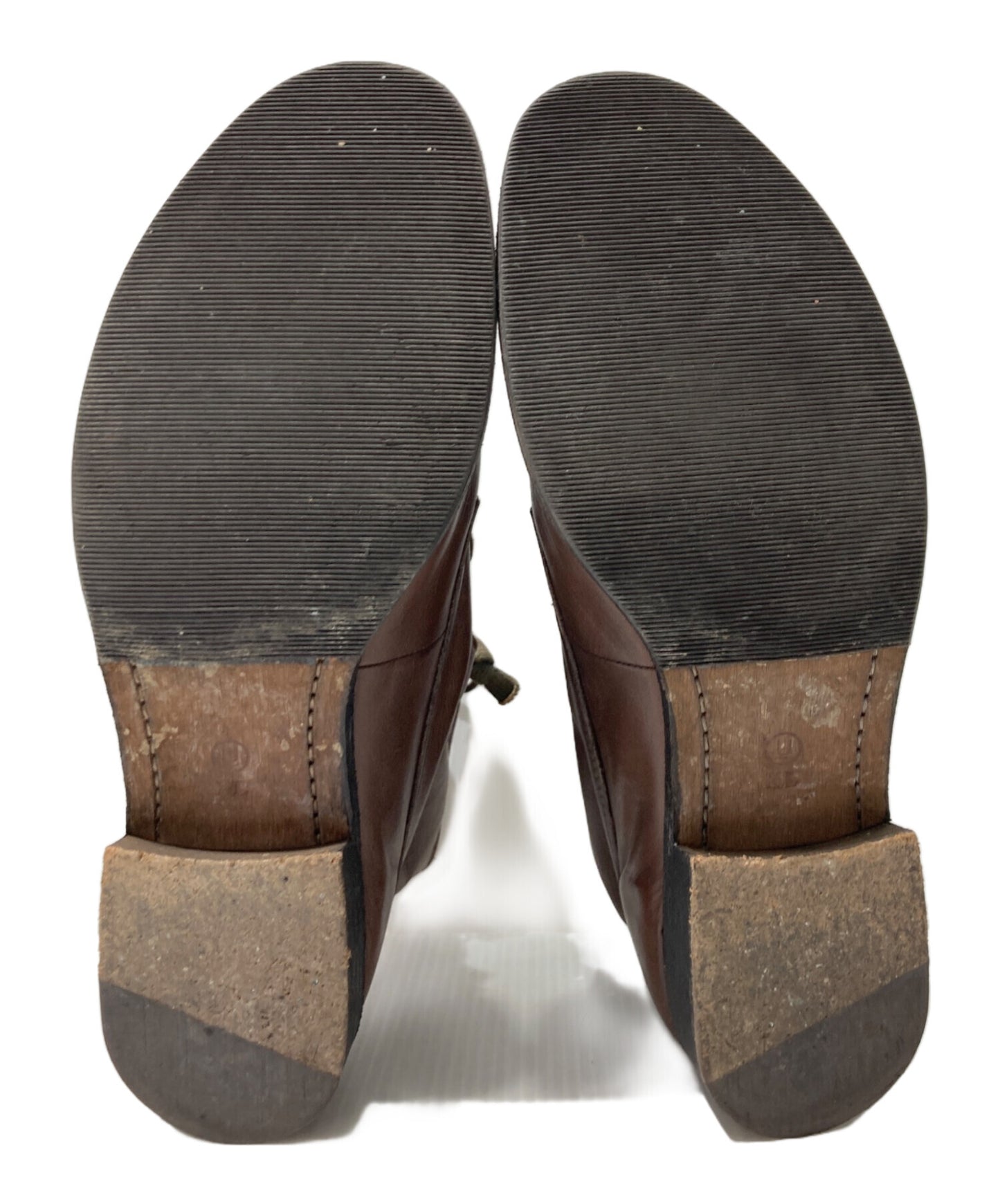 [Pre-owned] UNDERCOVERISM Military studded center zip boots G6F08