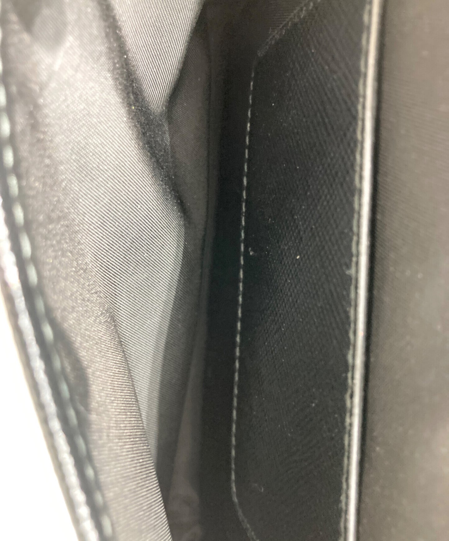 [Pre-owned] PRADA Re-Nylon Saffiano leather smartphone case 2ZH108