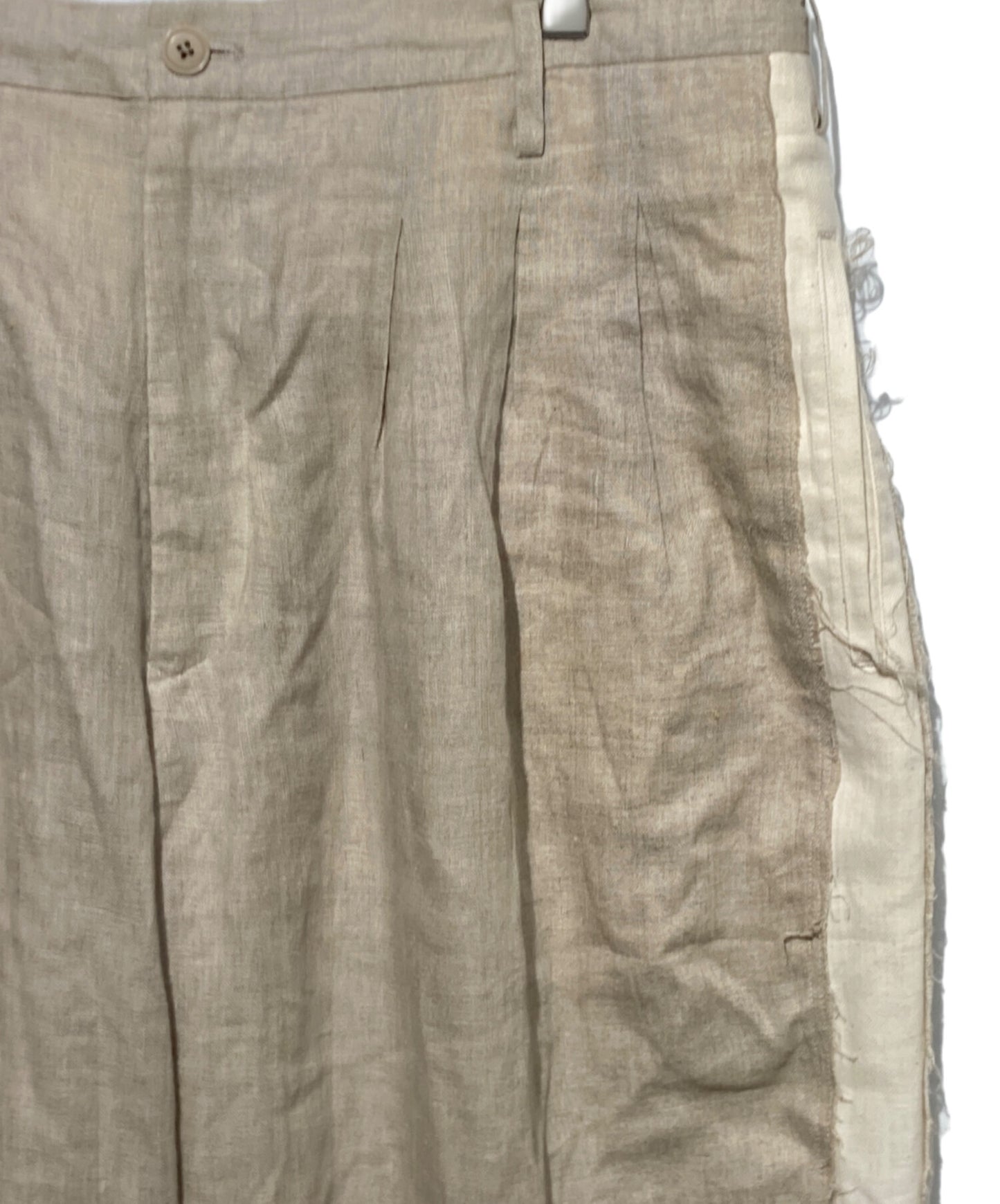 [Pre-owned] s'yte Linen Tweed Pleated Tapered Pants UY-P06-303