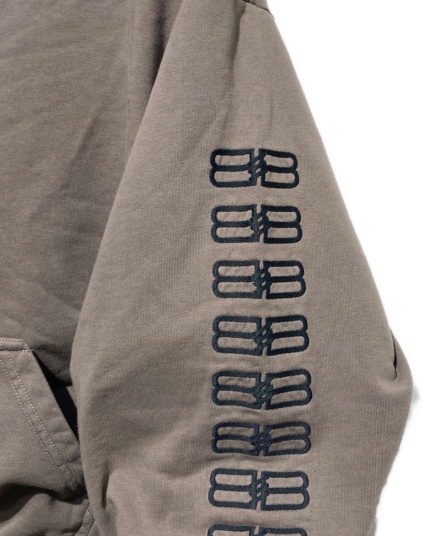 [Pre-owned] BALENCIAGA BB Logo Cropped Hoodie 697874 TMVG6