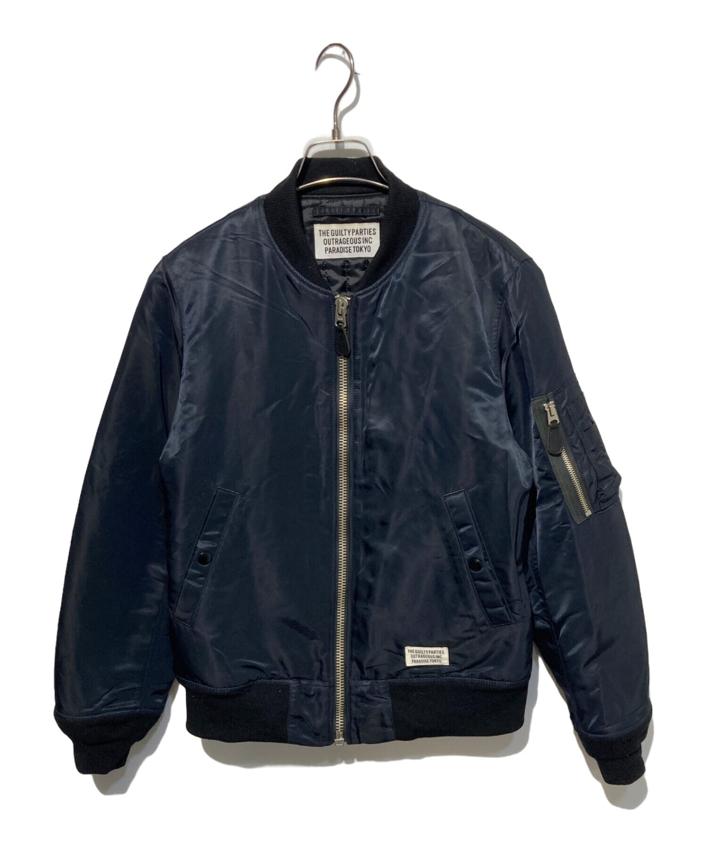 [Pre-owned] WACKO MARIA Back Print MA-1 Flight Jacket