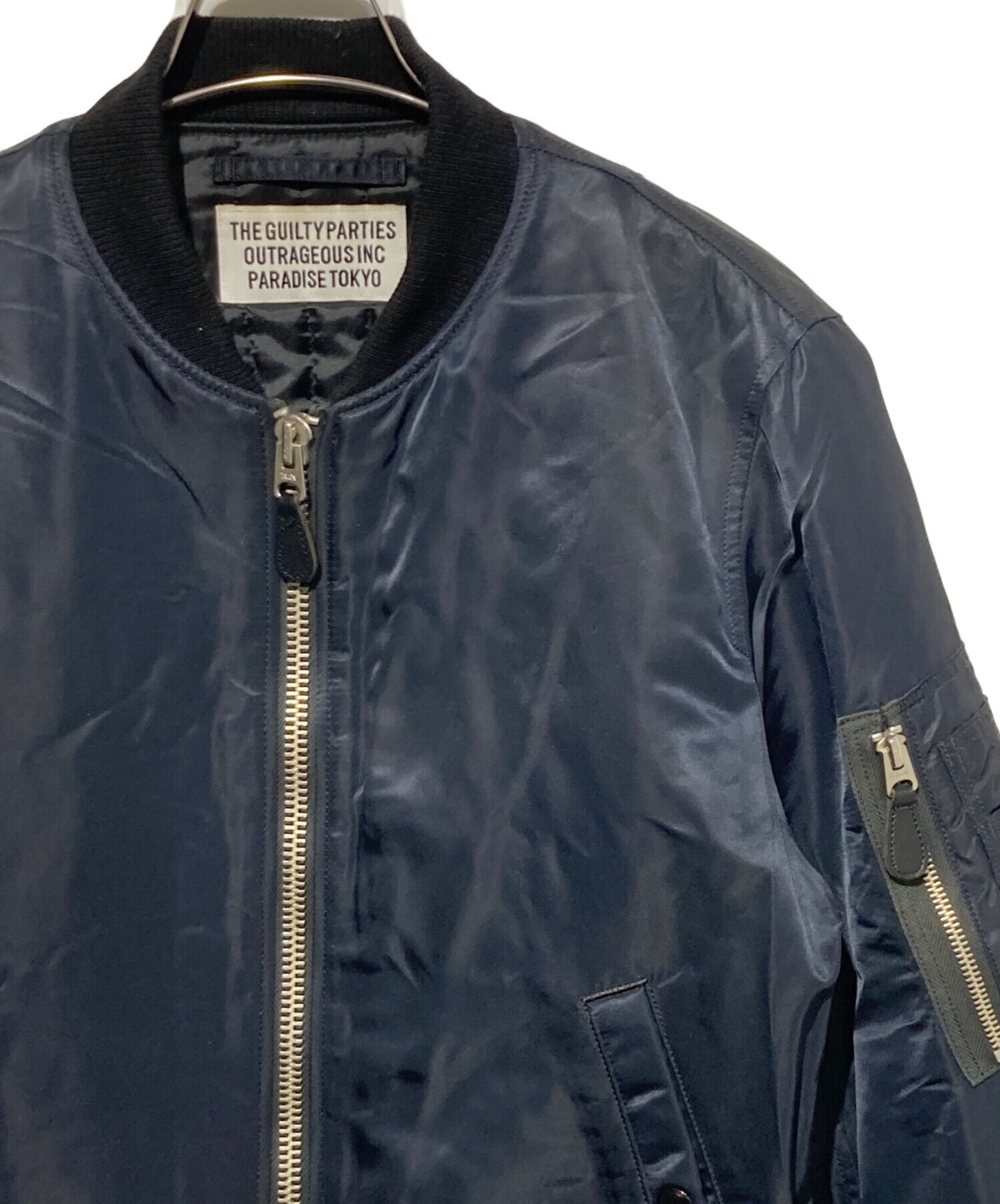 [Pre-owned] WACKO MARIA Back Print MA-1 Flight Jacket
