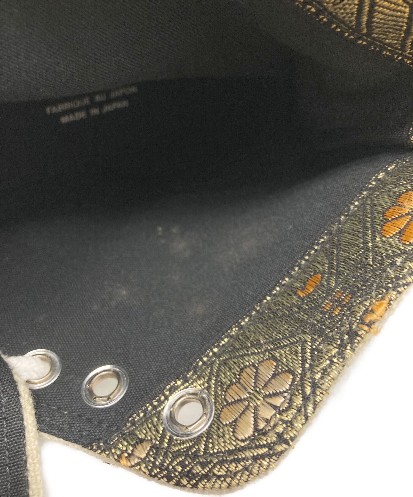 [Pre-owned] Yohji Yamamoto pour homme Rokumeikan period wool tweed high-cut sneakers HE-E08-175