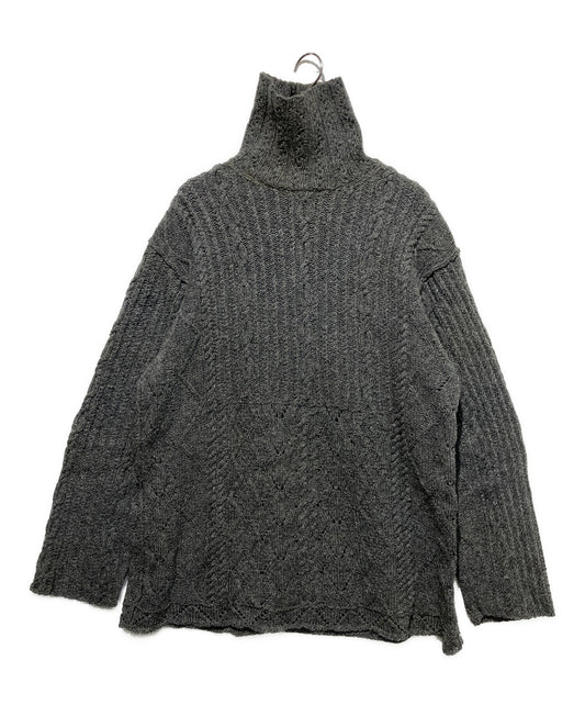 [Pre-owned] Yohji Yamamoto pour homme Turtleneck Cable Knit HV-K46-120