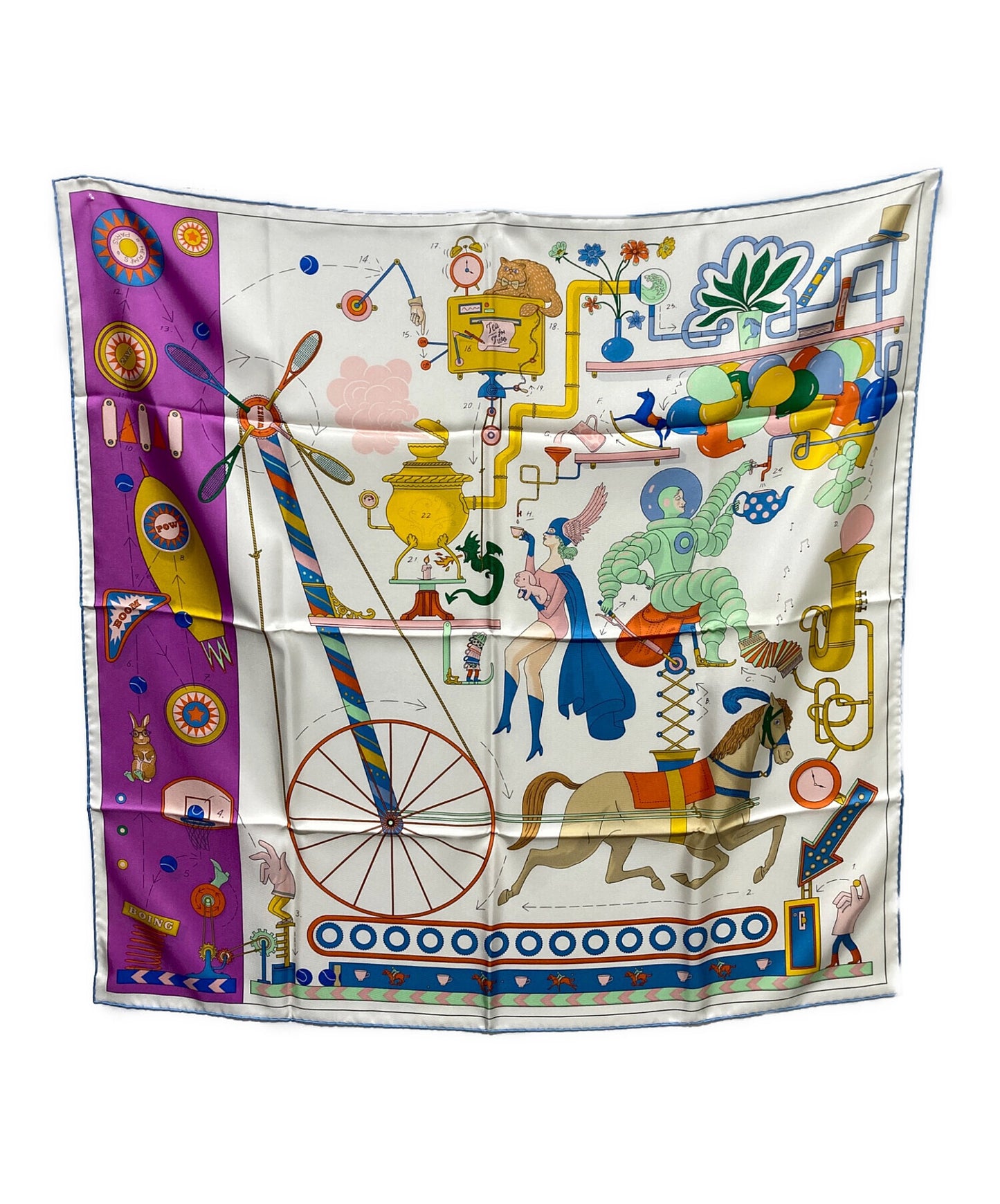 [Pre-owned] HERMES Carré 90 silk scarf