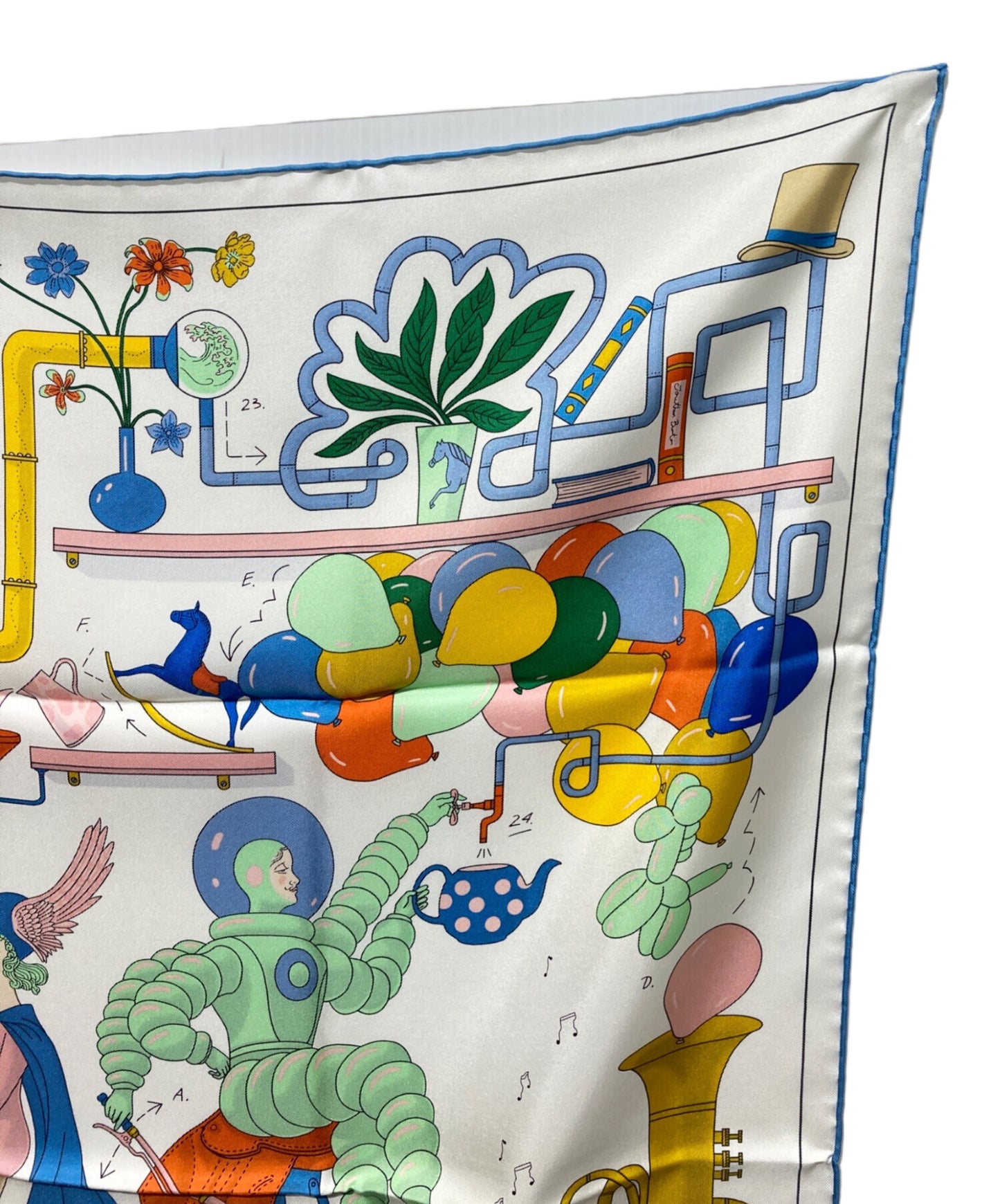 [Pre-owned] HERMES Carré 90 silk scarf