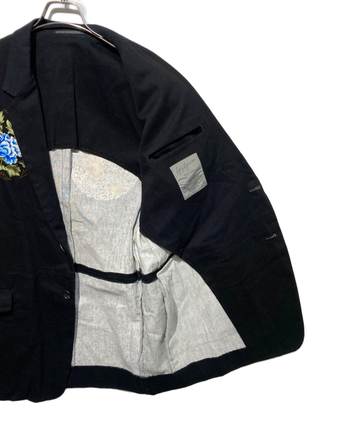 [Pre-owned] Yohji Yamamoto pour homme 96SS Flower Print Tailored Jacket HF-J01-928
