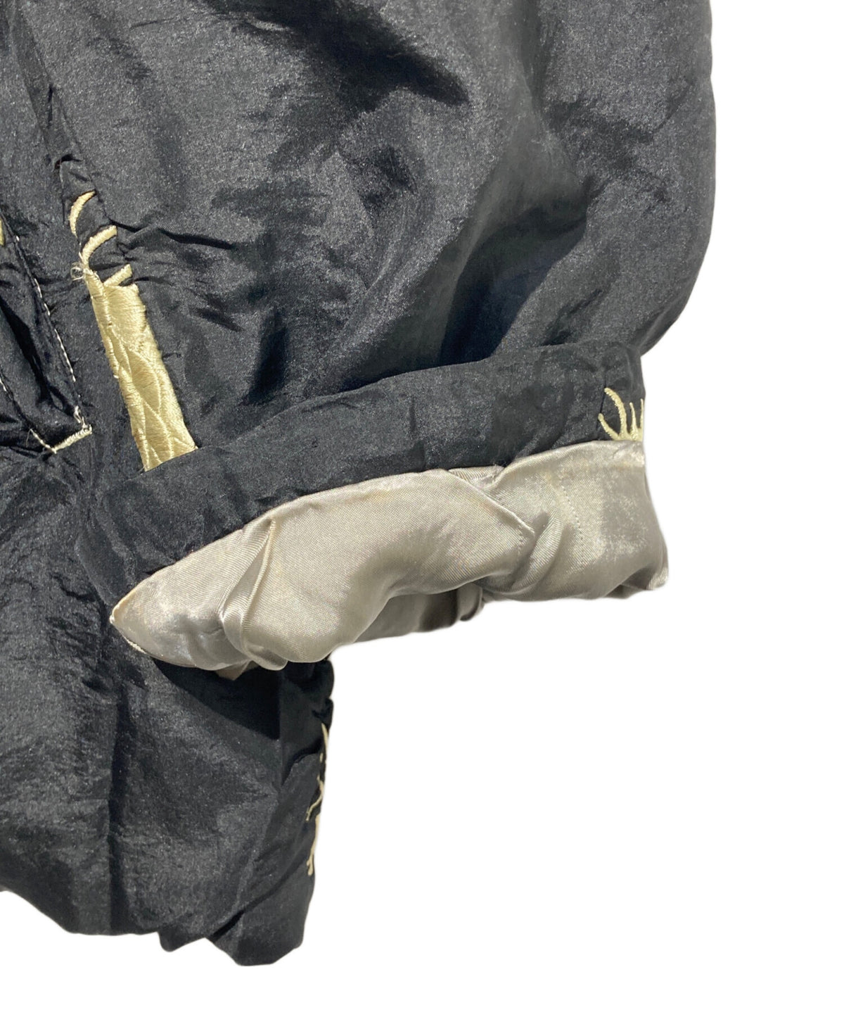 [Pre-owned] Yohji Yamamoto pour homme 93AW Flower-and-dragon-pattern embroidered silk jacket HP-Y10-410
