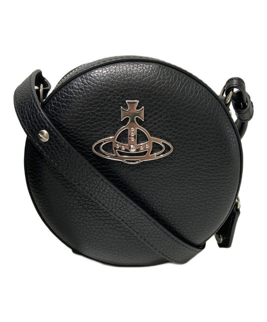 [Pre-owned] Vivienne Westwood Round Leather Shoulder Bag