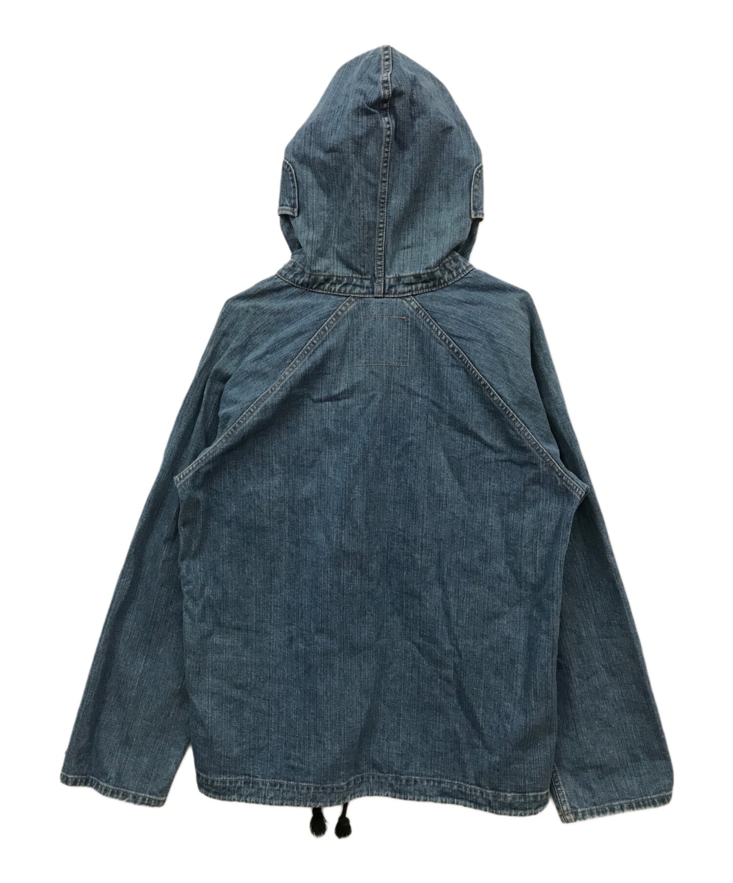 [Pre-owned] EVISU lace up denim parka