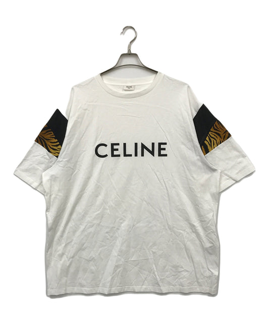 [Pre-owned] CELINE Oversized Logo T-Shirt 2X50A671Q