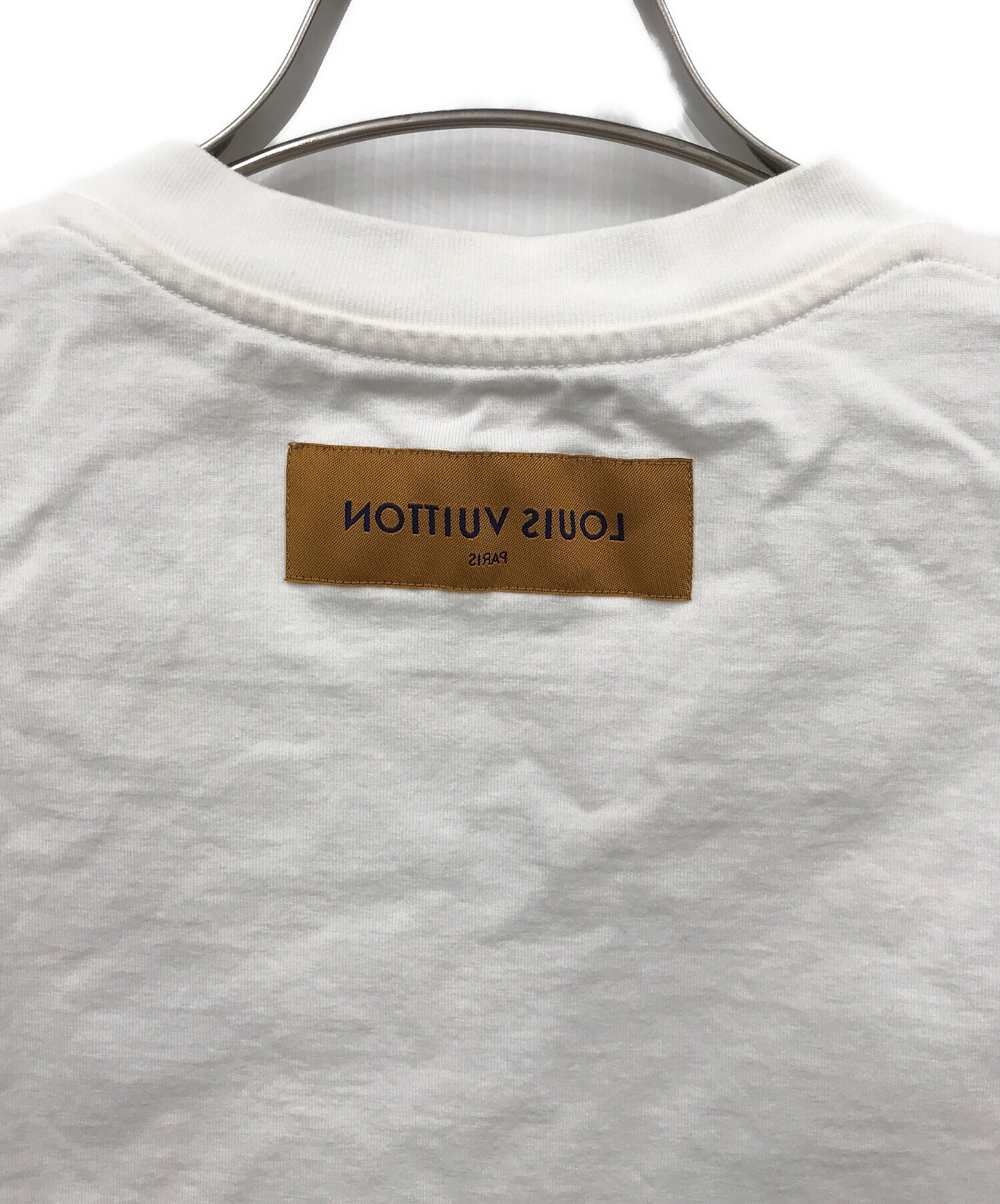 [Pre-owned] LOUIS VUITTON Graphite Logo Print T-Shirt RM221 DT3 HMY60W