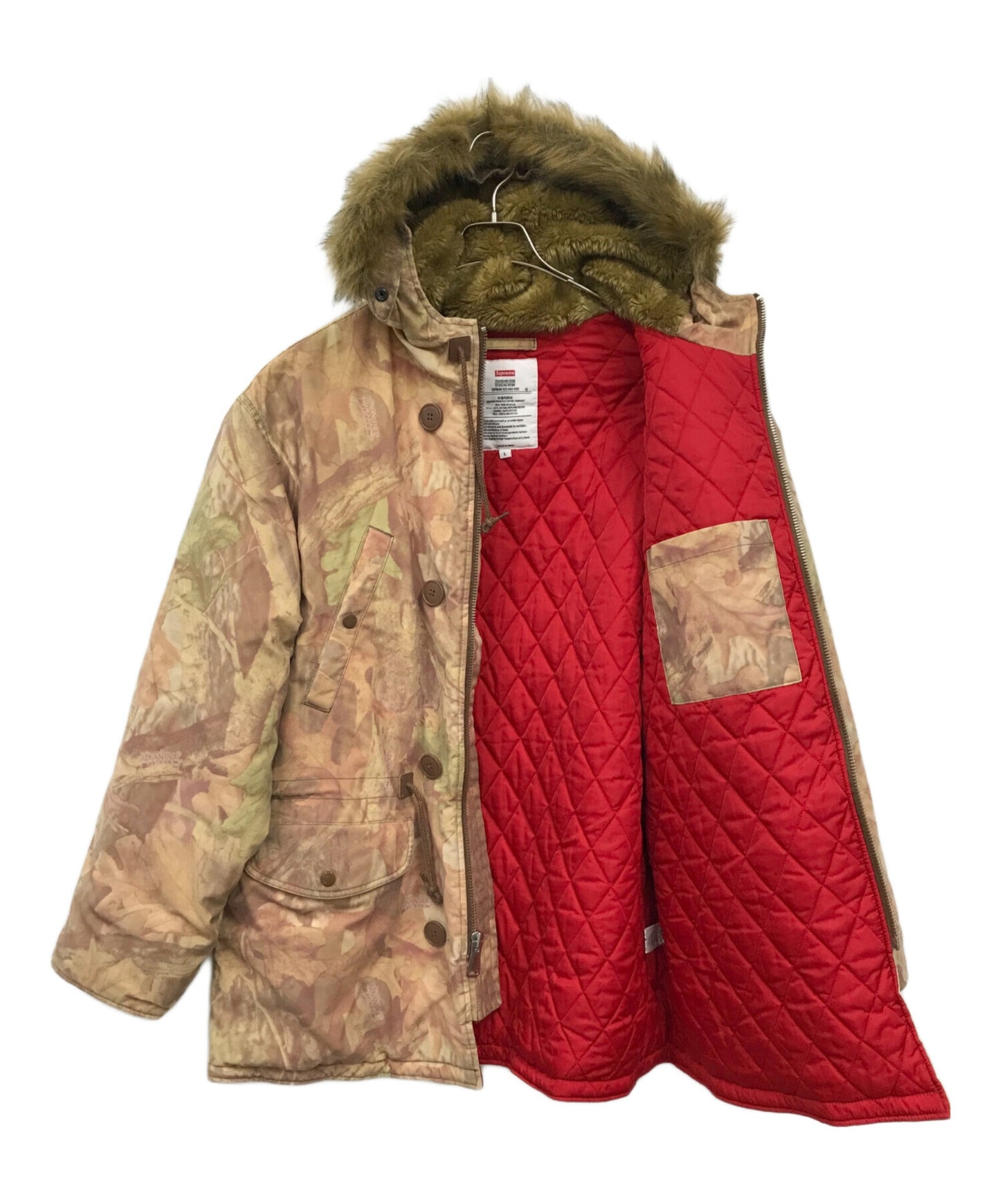 [Pre-owned] SUPREME Spellout N-3B Parka 051305