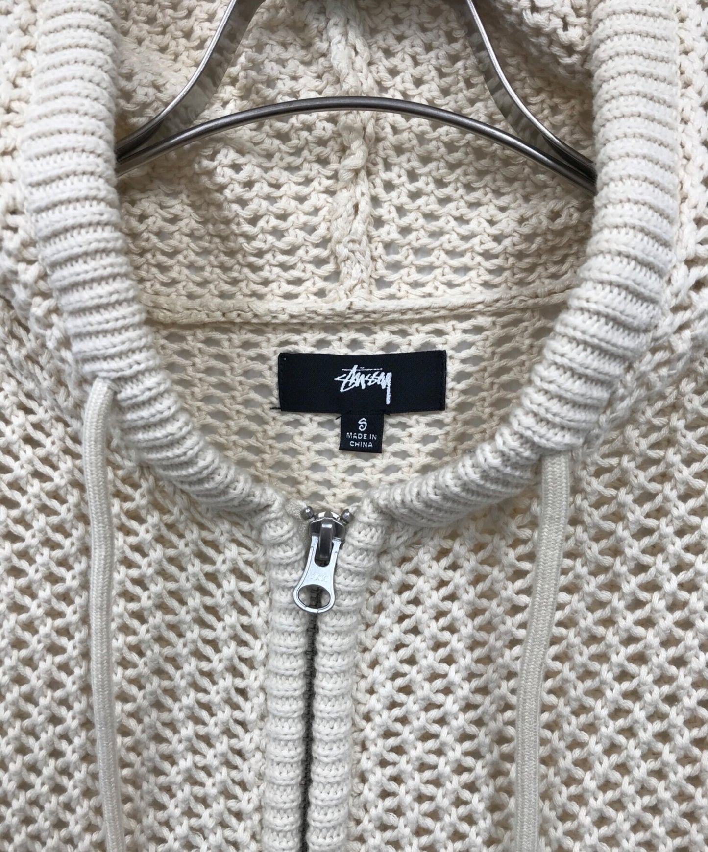 [Pre-owned] stussy Mesh Zip Hoodie