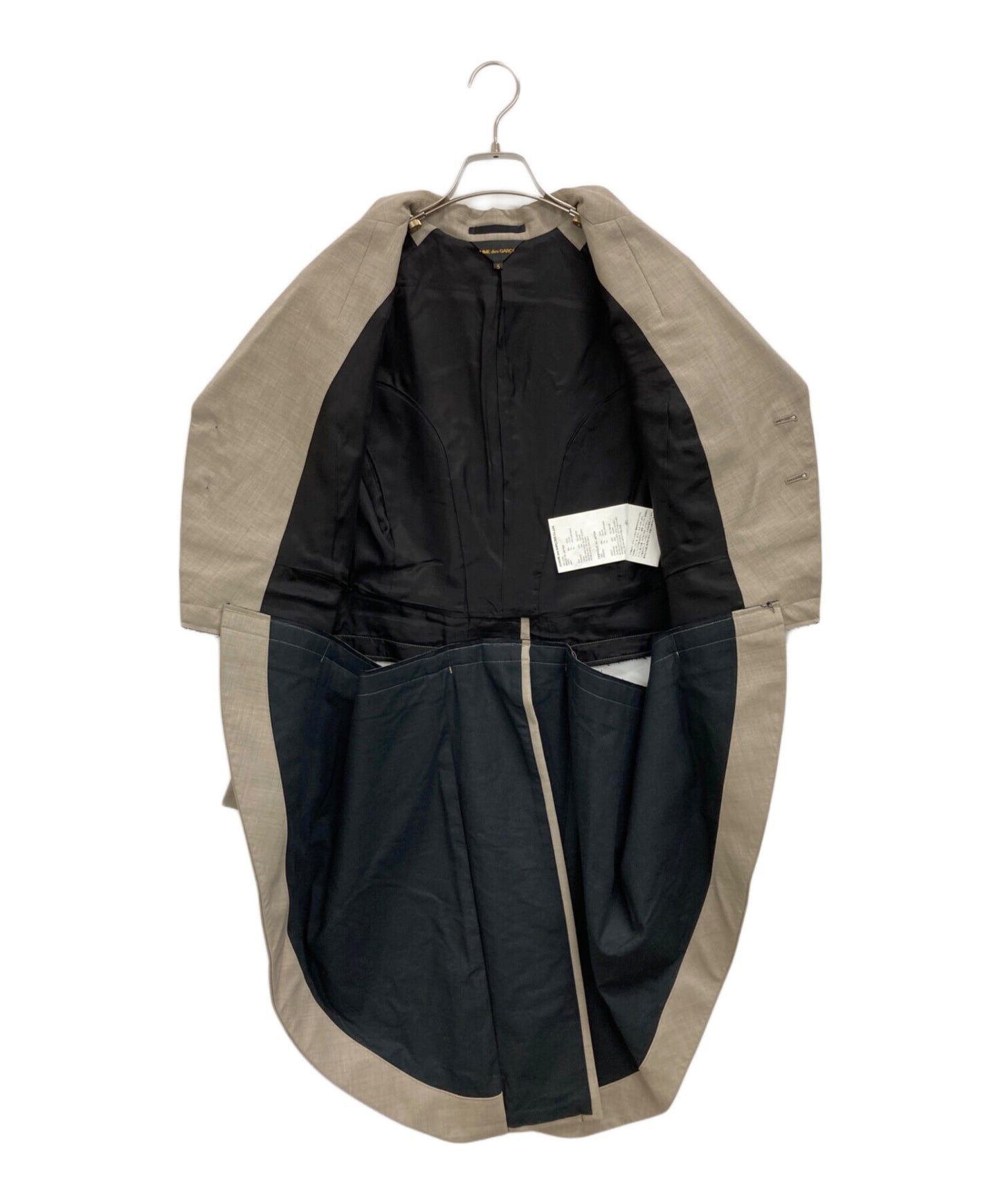 [Pre-owned] COMME des GARCONS swallow-tail cutting coat GS-J023