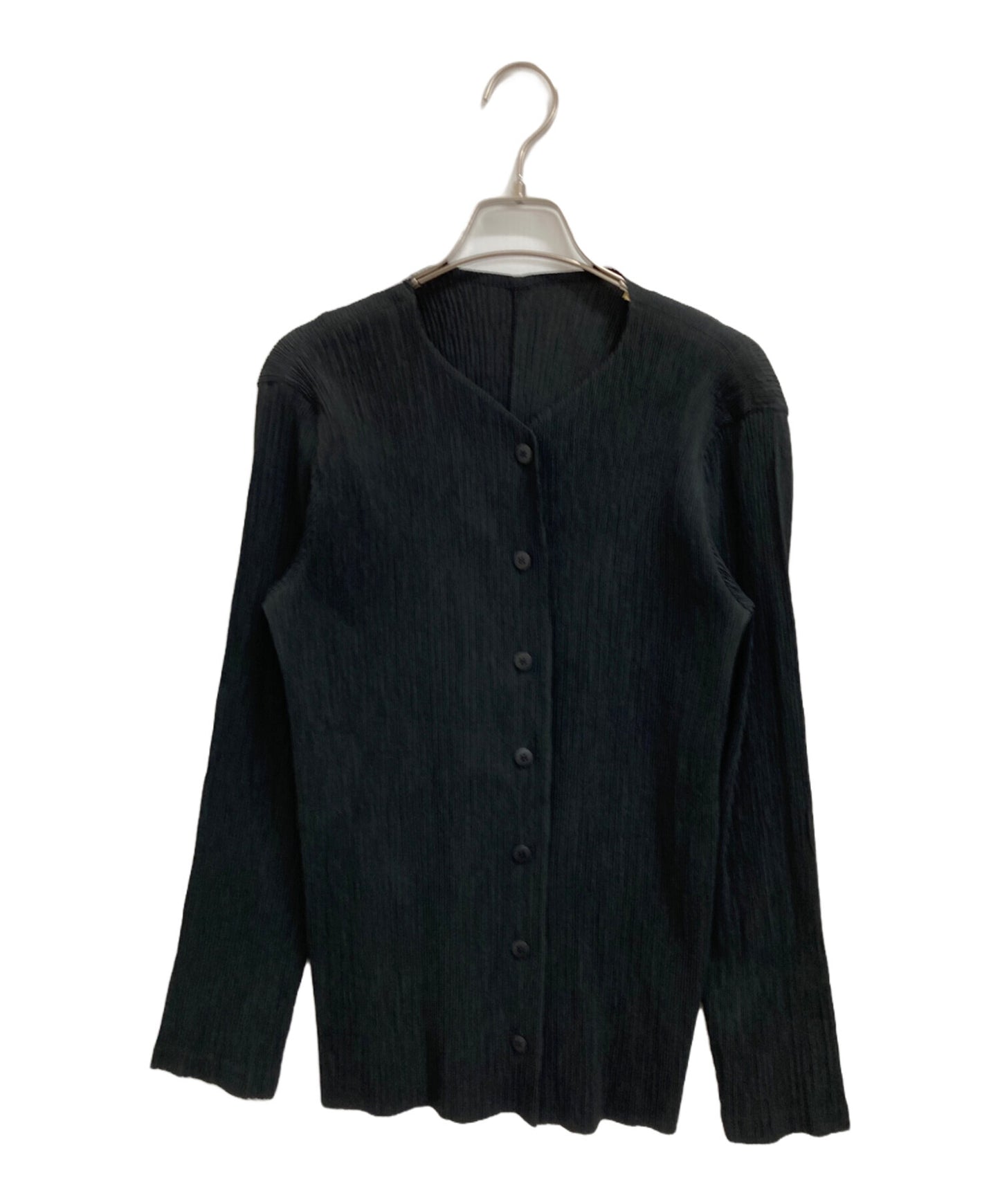 [Pre-owned] ISSEY MIYAKE pleated cardigan IM74-FD905