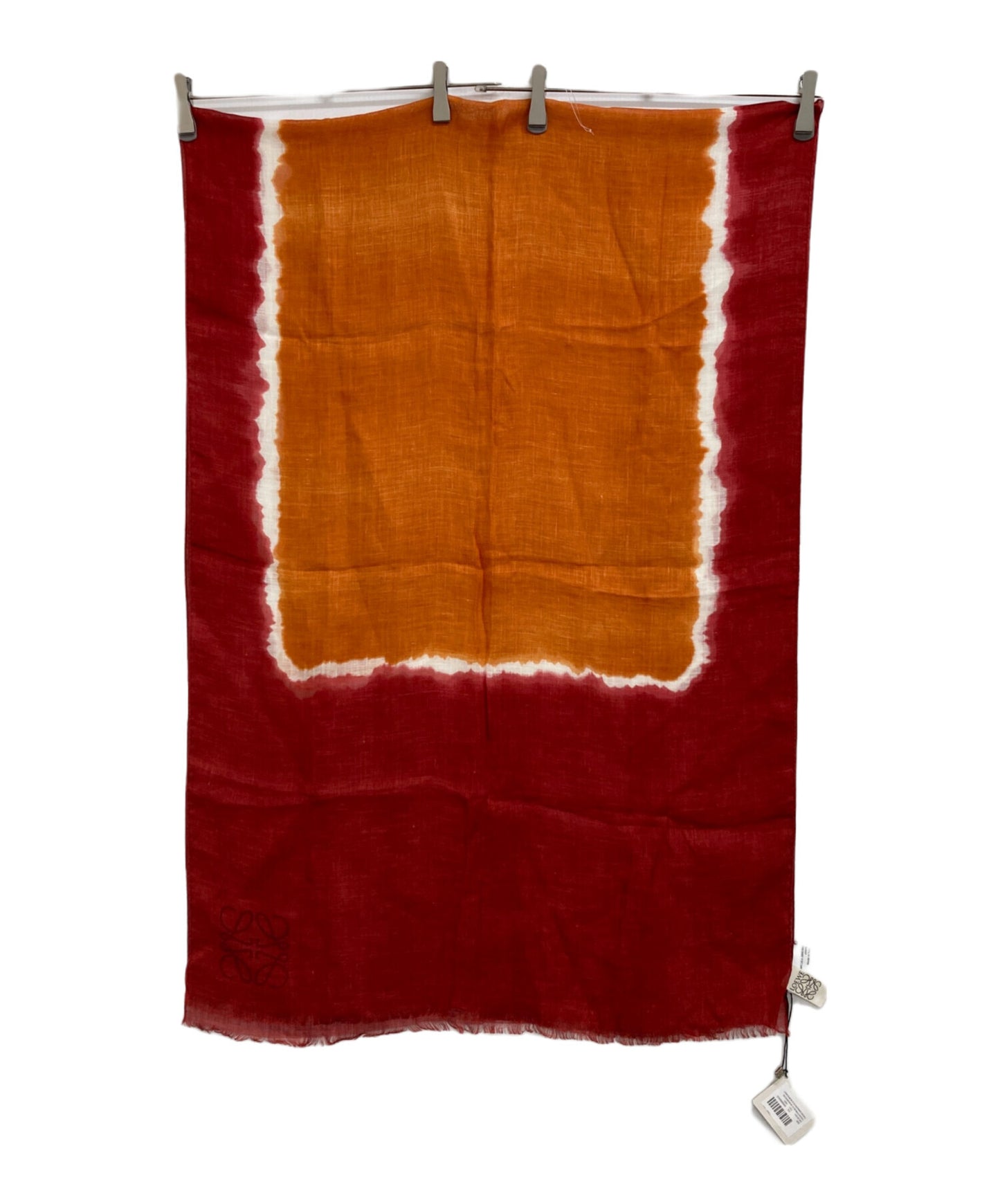 [Pre-owned] LOEWE Linen silk scarf 28003861