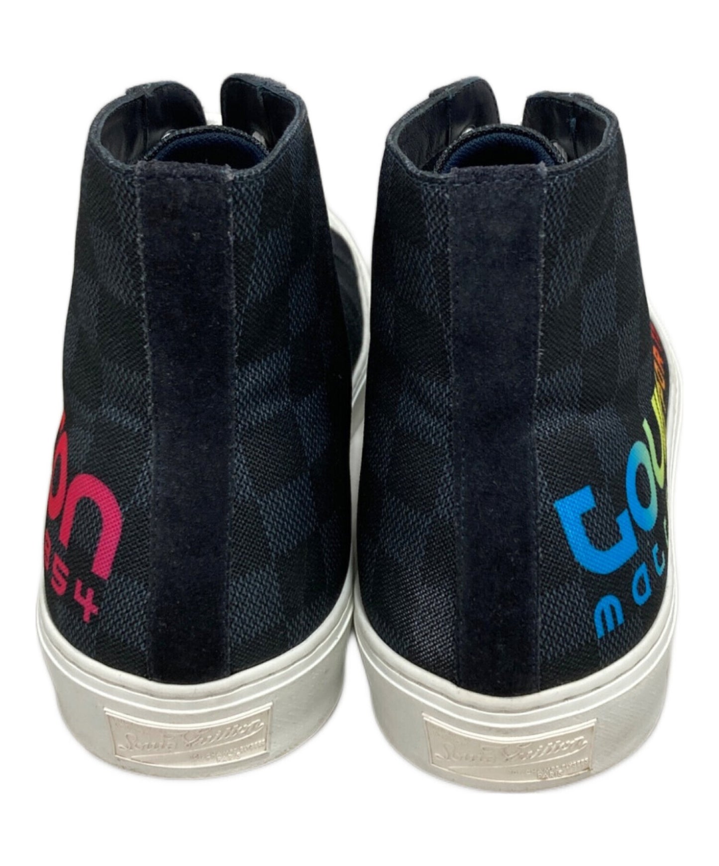 [Pre-owned] LOUIS VUITTON Tattoo Line High Cut Sneakers