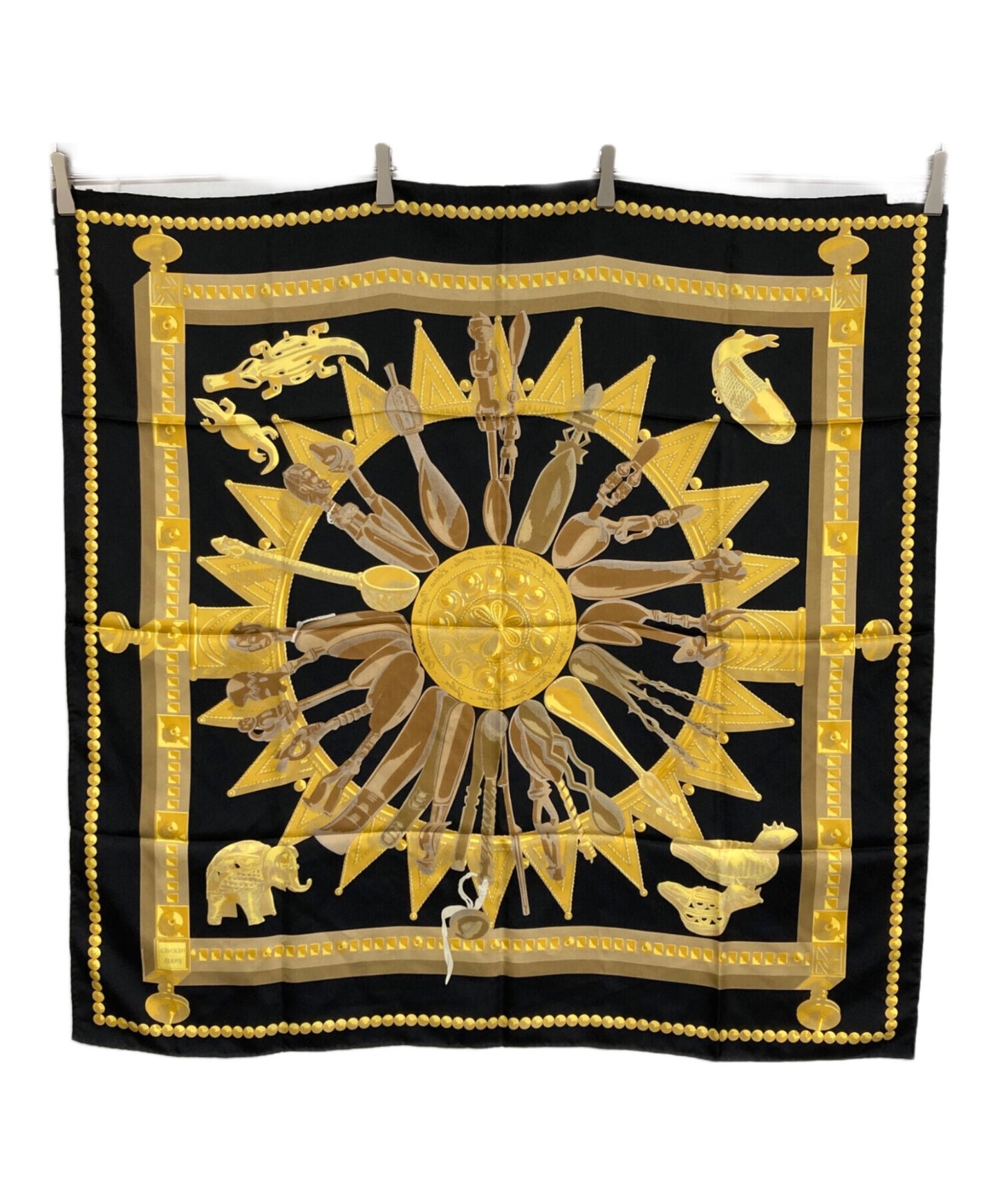 [Pre-owned] HERMES silk scarf