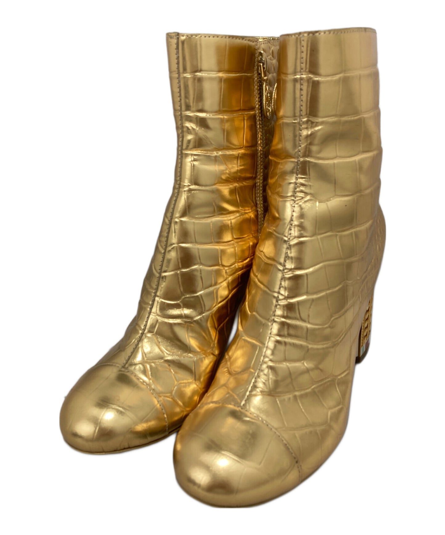 [Pre-owned] CHANEL Ankle Boots G34917