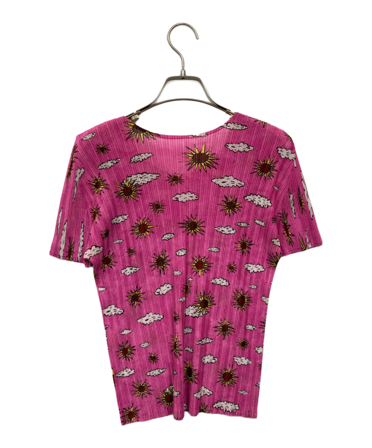 [Pre-owned] PLEATS PLEASE Short-Sleeve T-Shirt PP13-FK382
