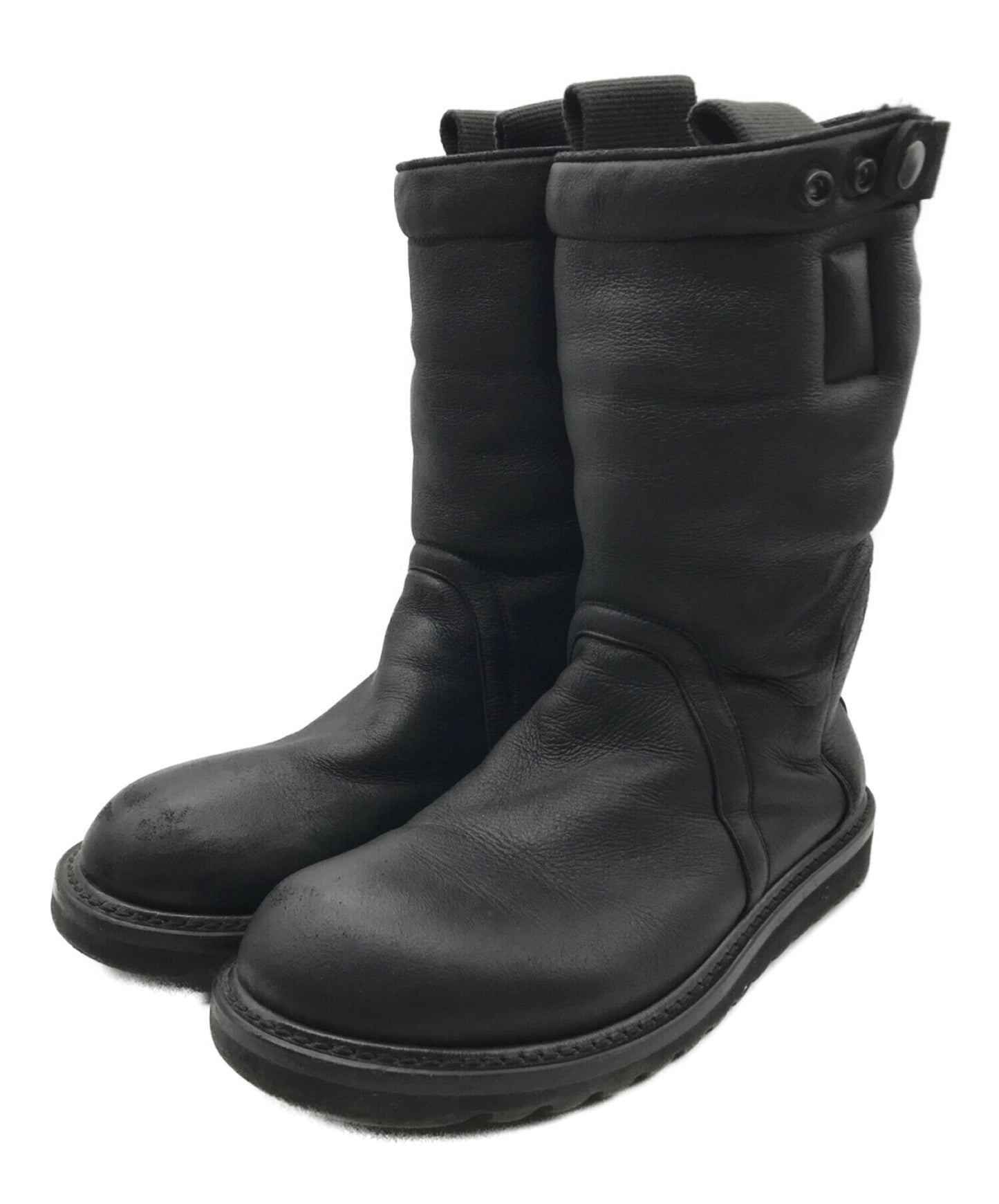 [Pre-owned] RICK OWENS Boa Mouton Engineer Boots 60698