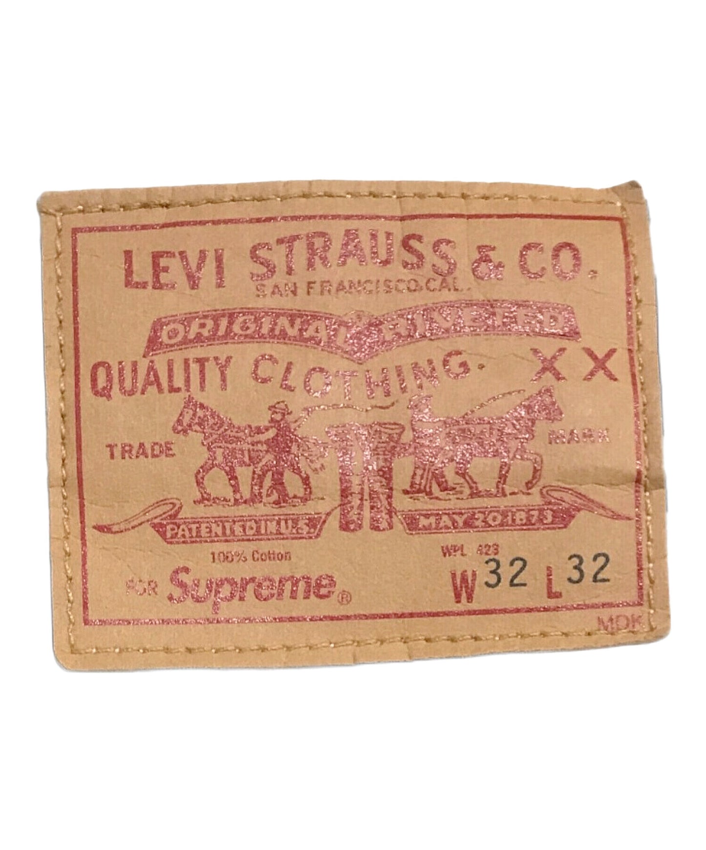 [Pre-owned] SUPREME 15FW Moleskin 505 Jean