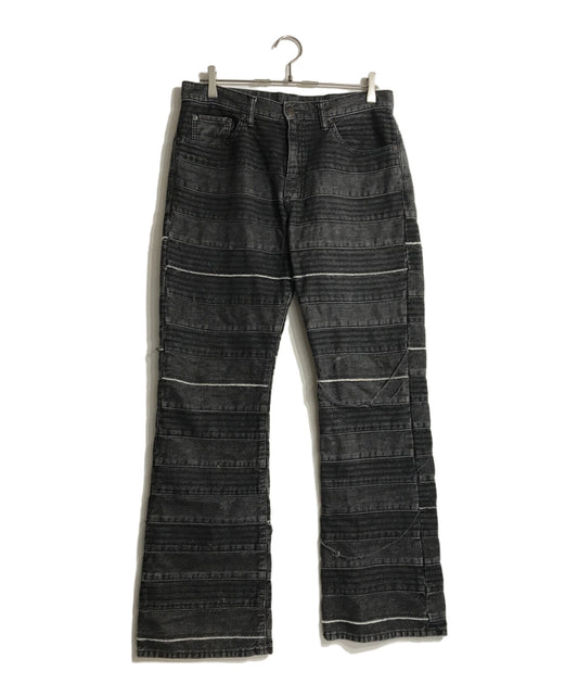 [Pre-owned] Hysteric Glamour Scratch Flare Denim Pants 02212AP01