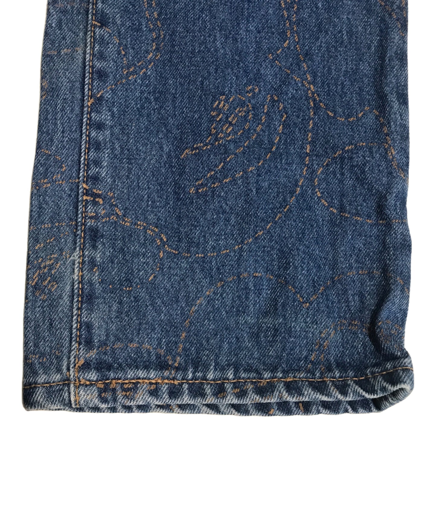 [Pre-owned] A BATHING APE Custom Stitch Design Denim Pants