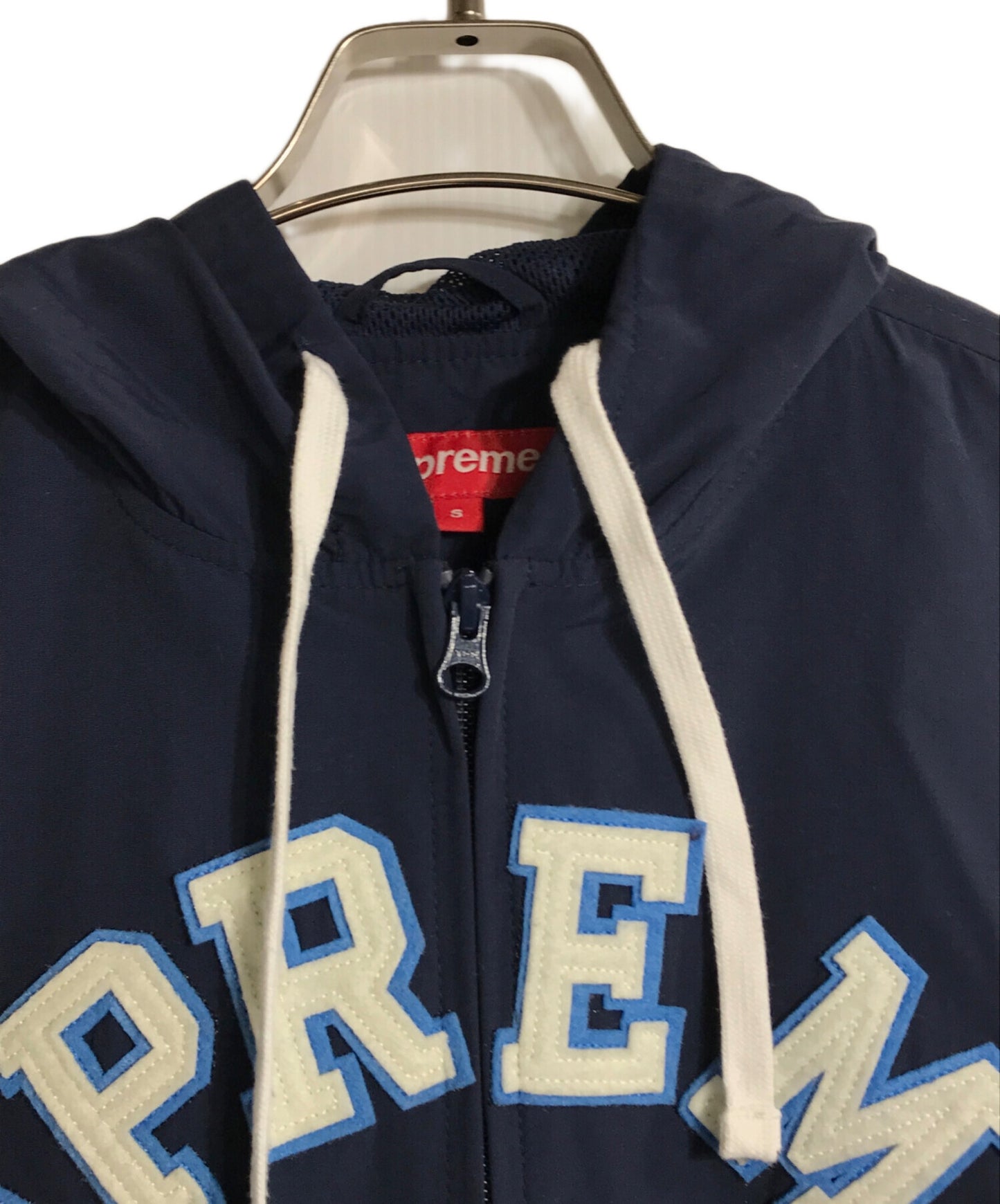 [Pre-owned] SUPREME 23SS Applique Hooded Track Jacket